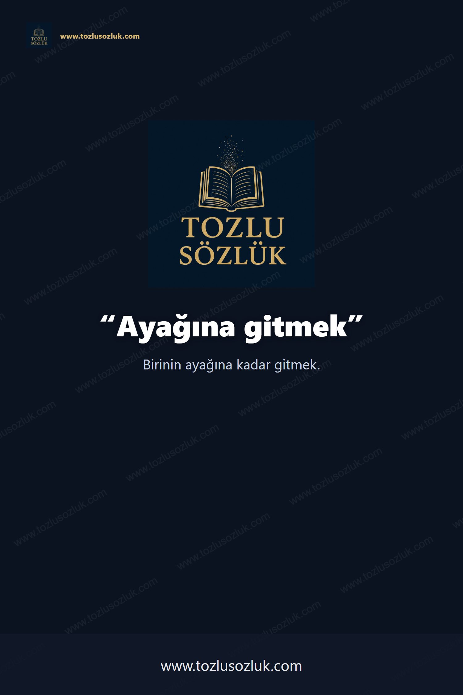 Ayağına gitmek Pinterest görseli