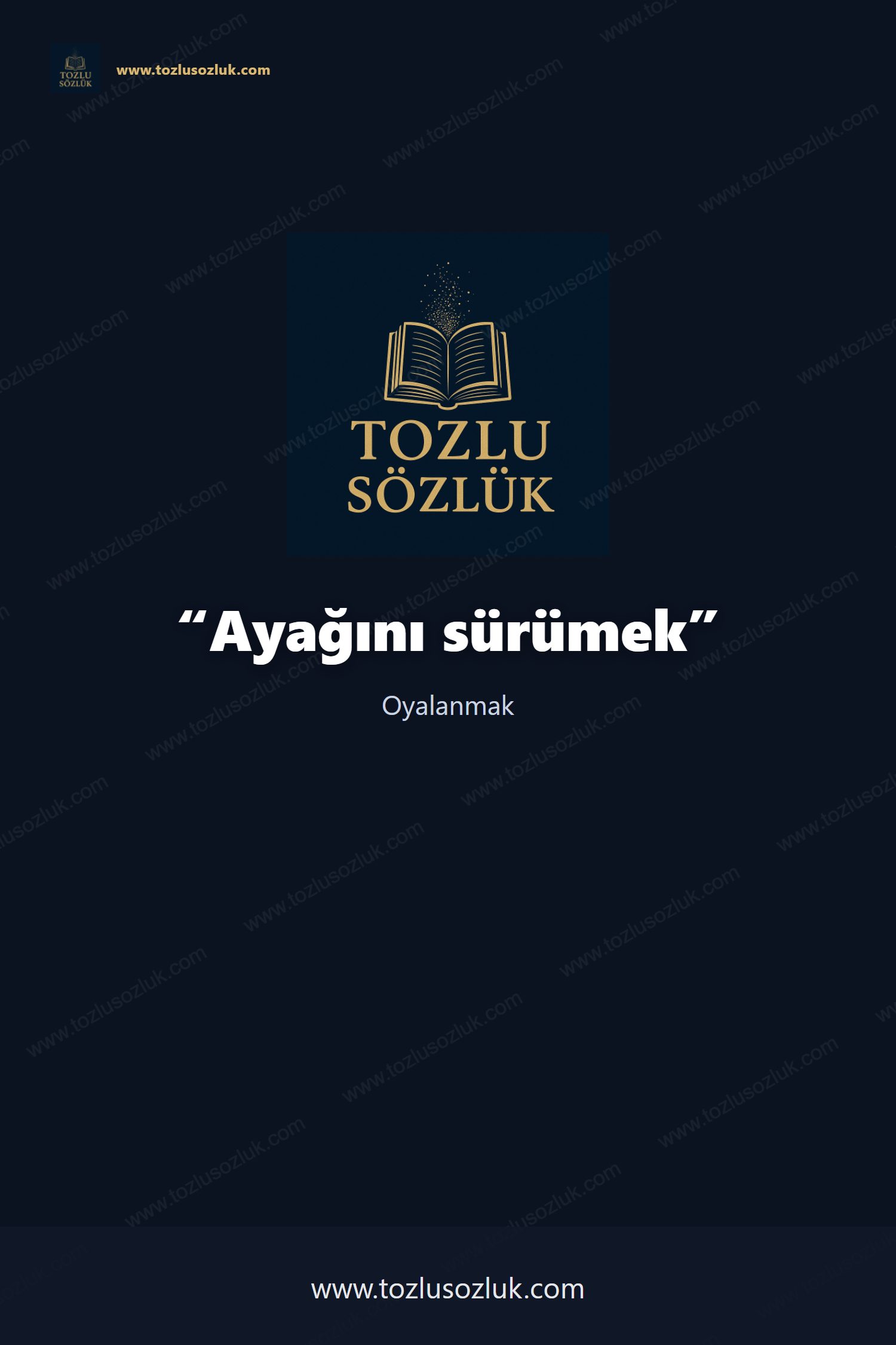 Ayağını sürümek Pinterest görseli