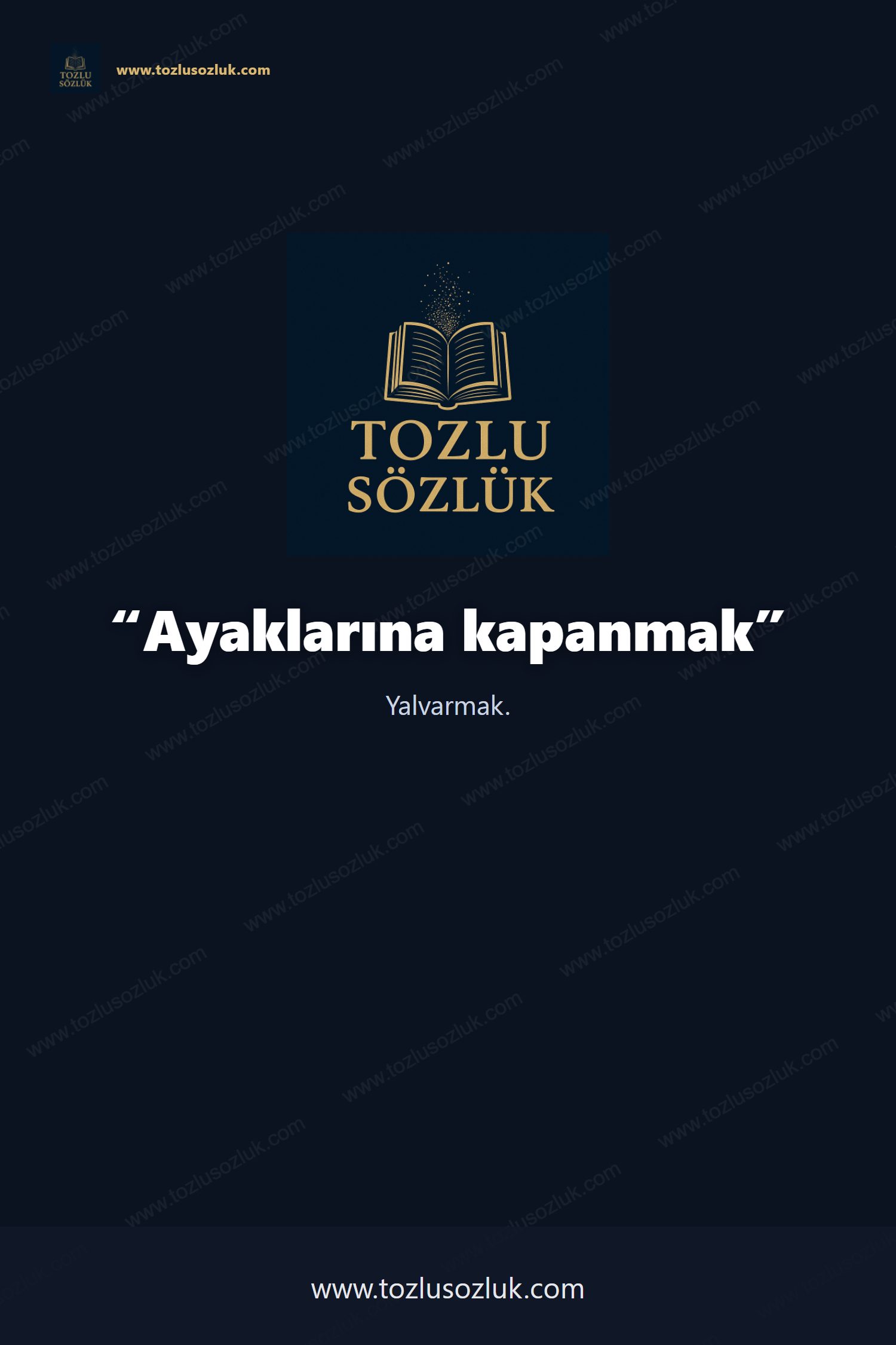 Ayaklarına kapanmak Pinterest görseli