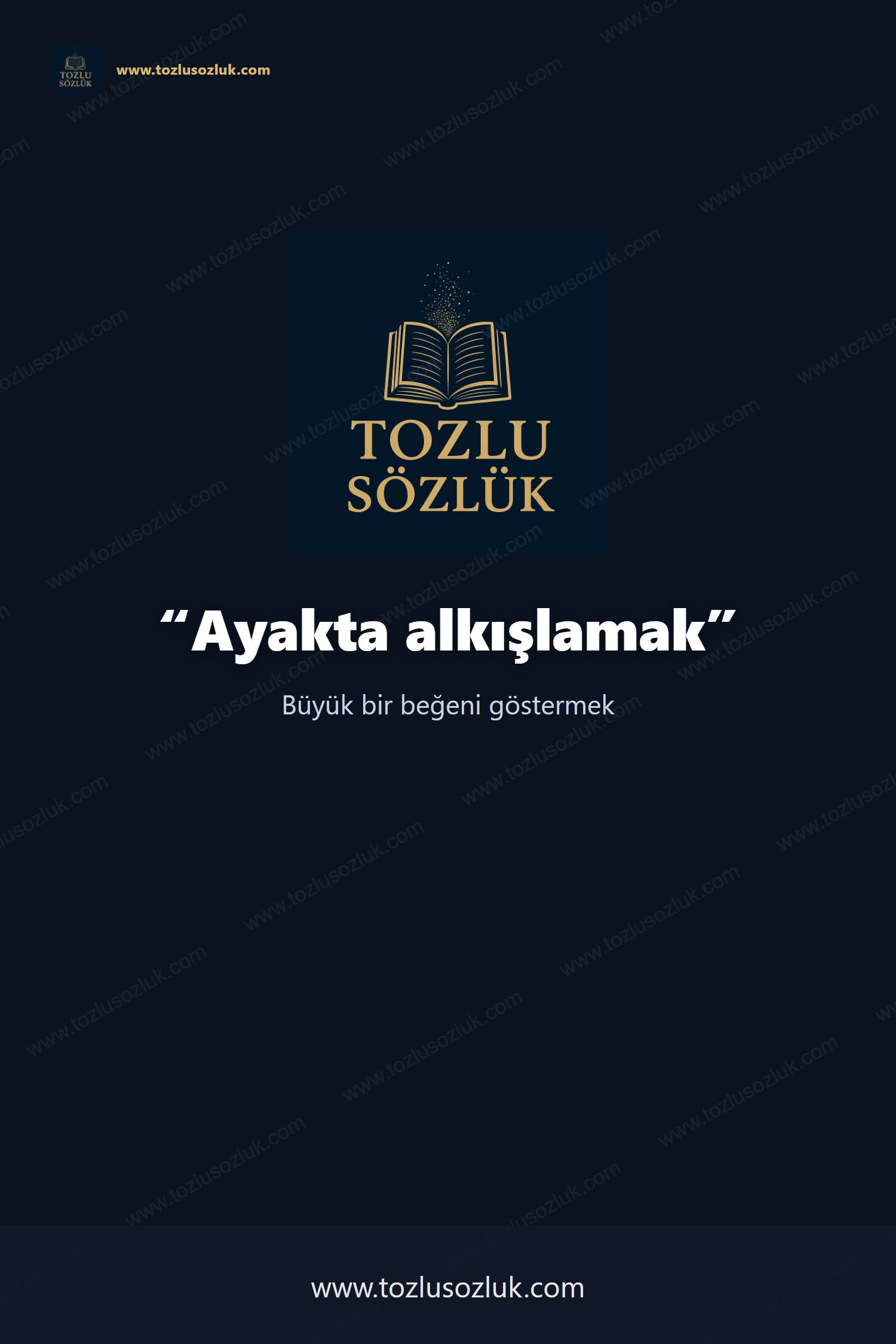 Ayakta alkışlamak Pinterest görseli
