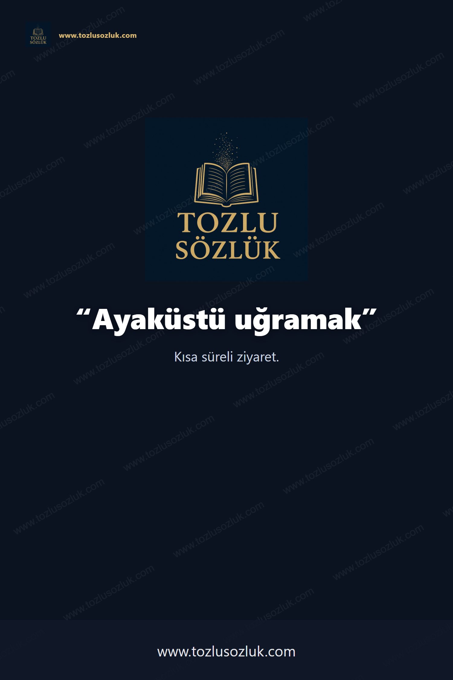 Ayaküstü uğramak Pinterest görseli
