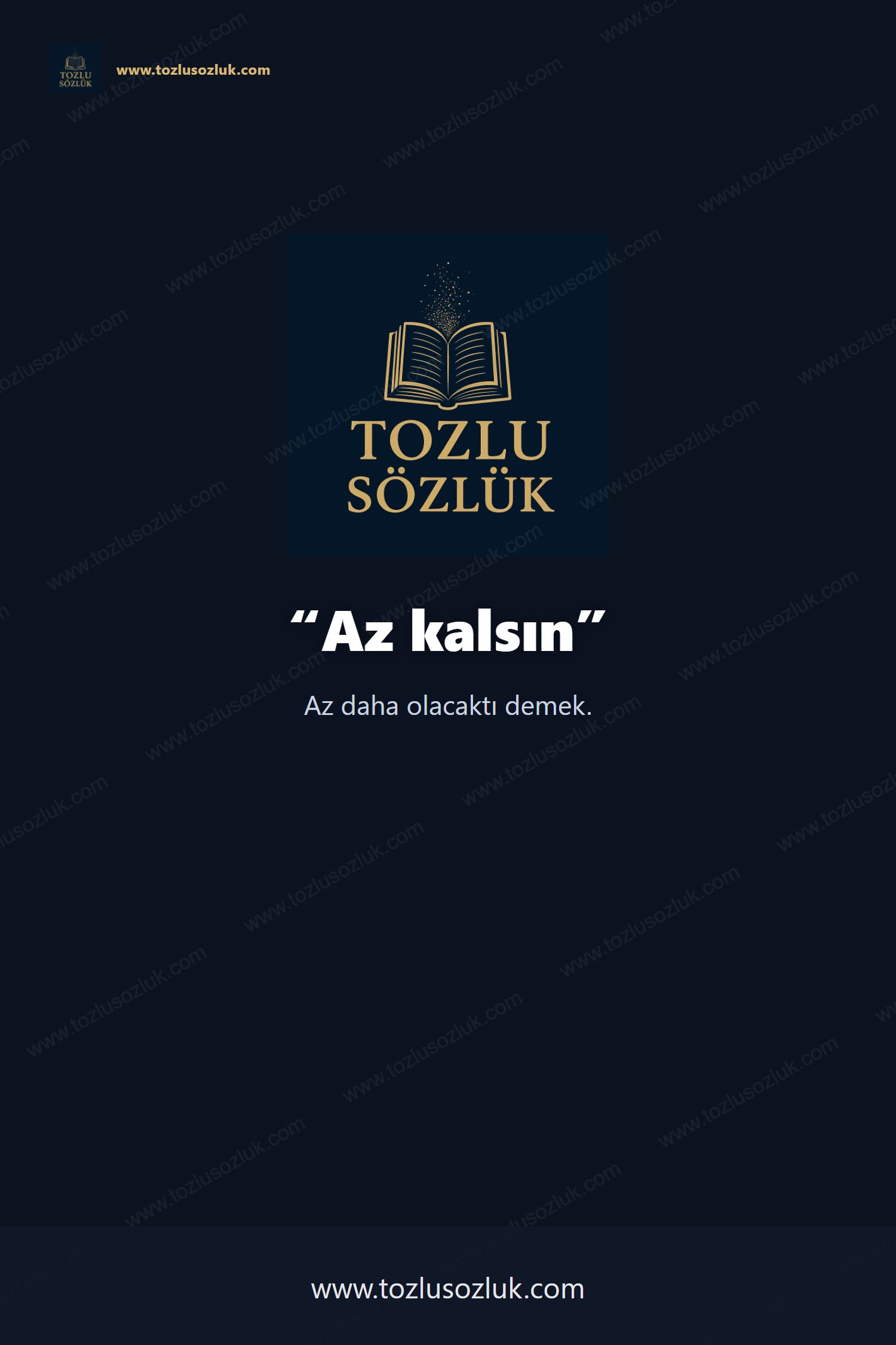 Az kalsın Pinterest görseli