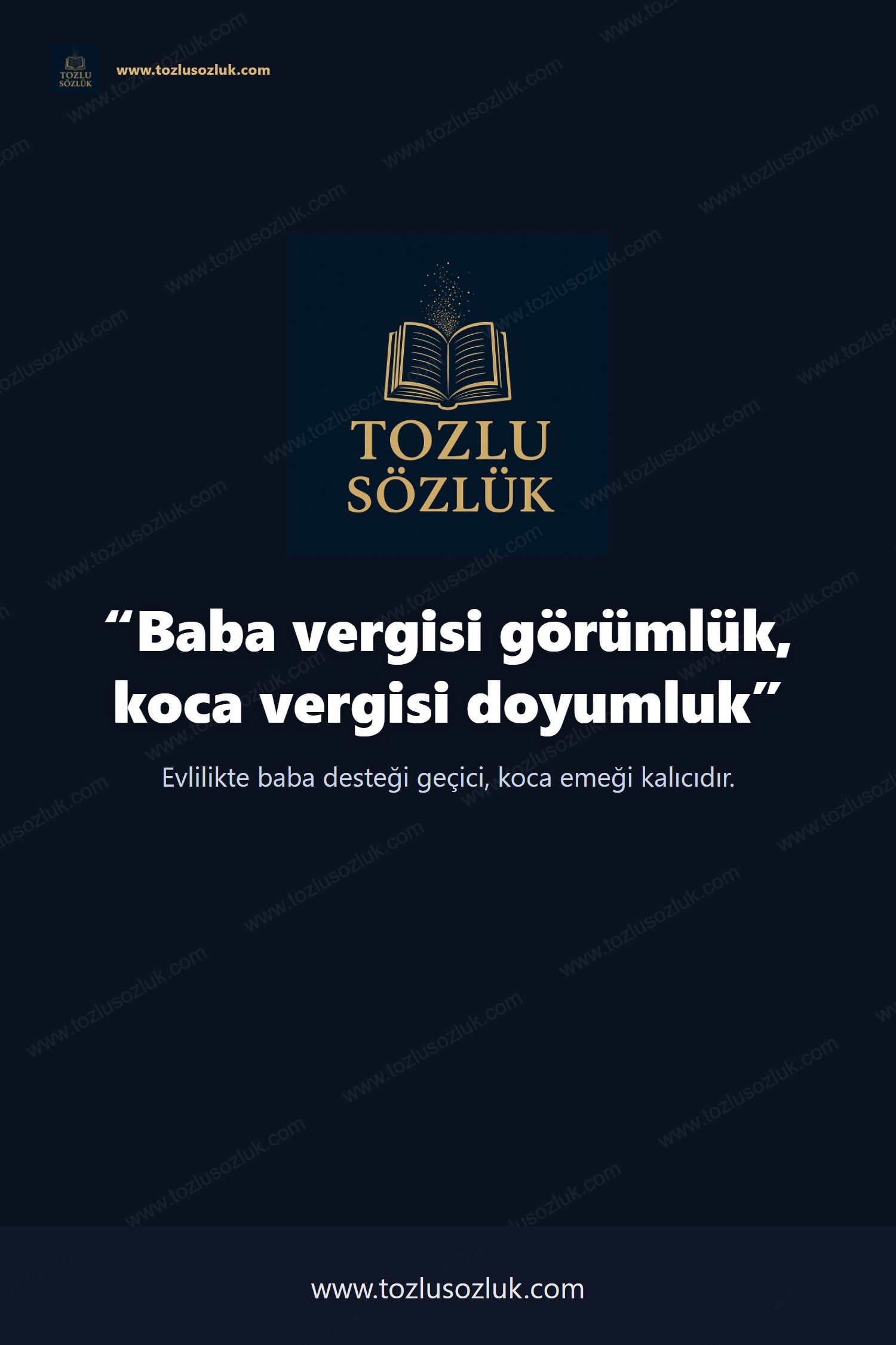 Baba vergisi görümlük, koca vergisi doyumluk Pinterest görseli