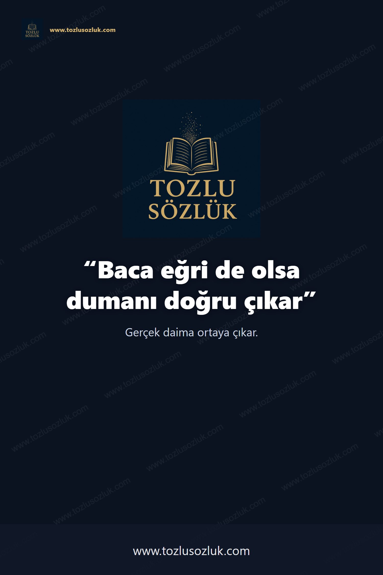 Baca eğri de olsa dumanı doğru çıkar Pinterest görseli