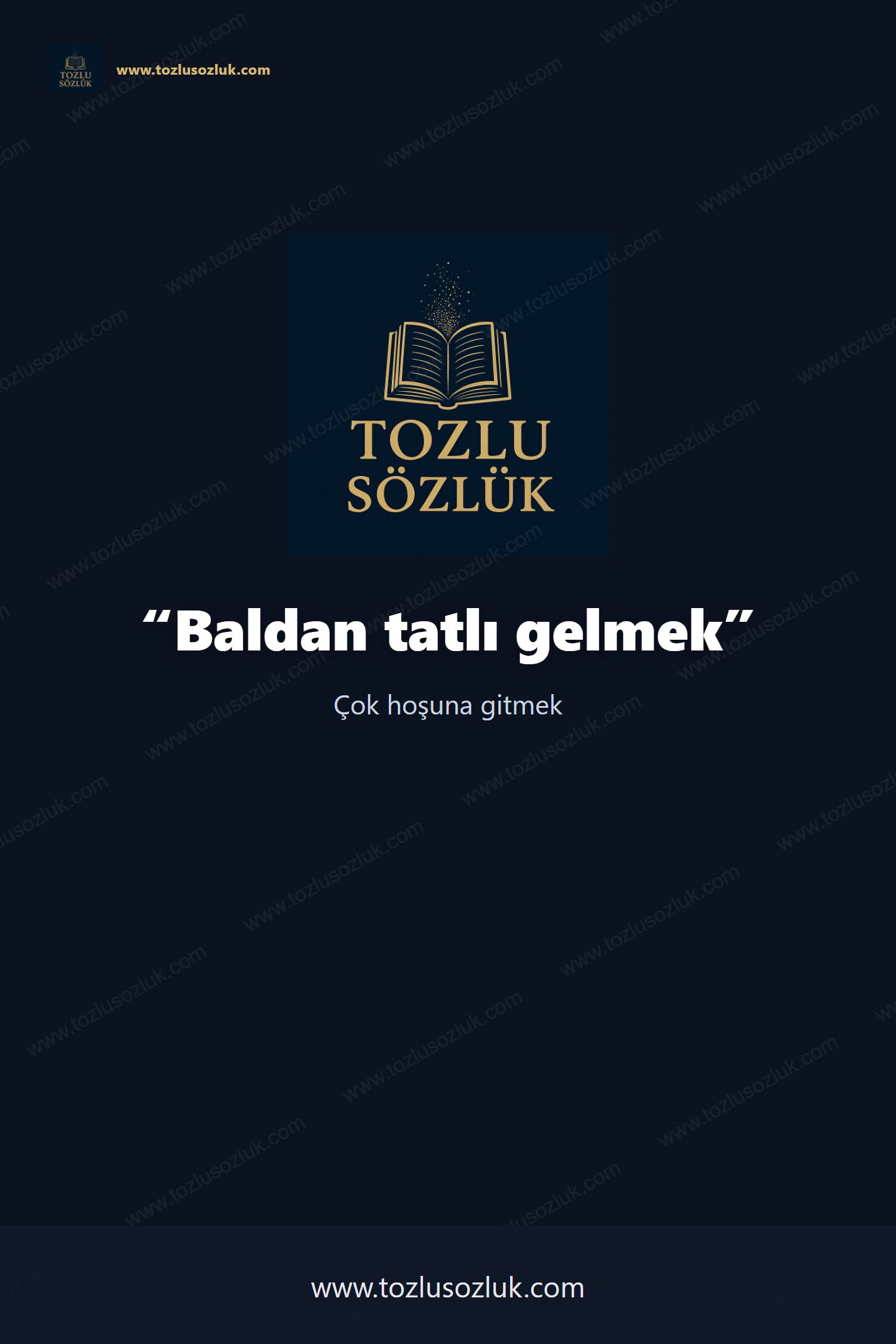 Baldan tatlı gelmek Pinterest görseli
