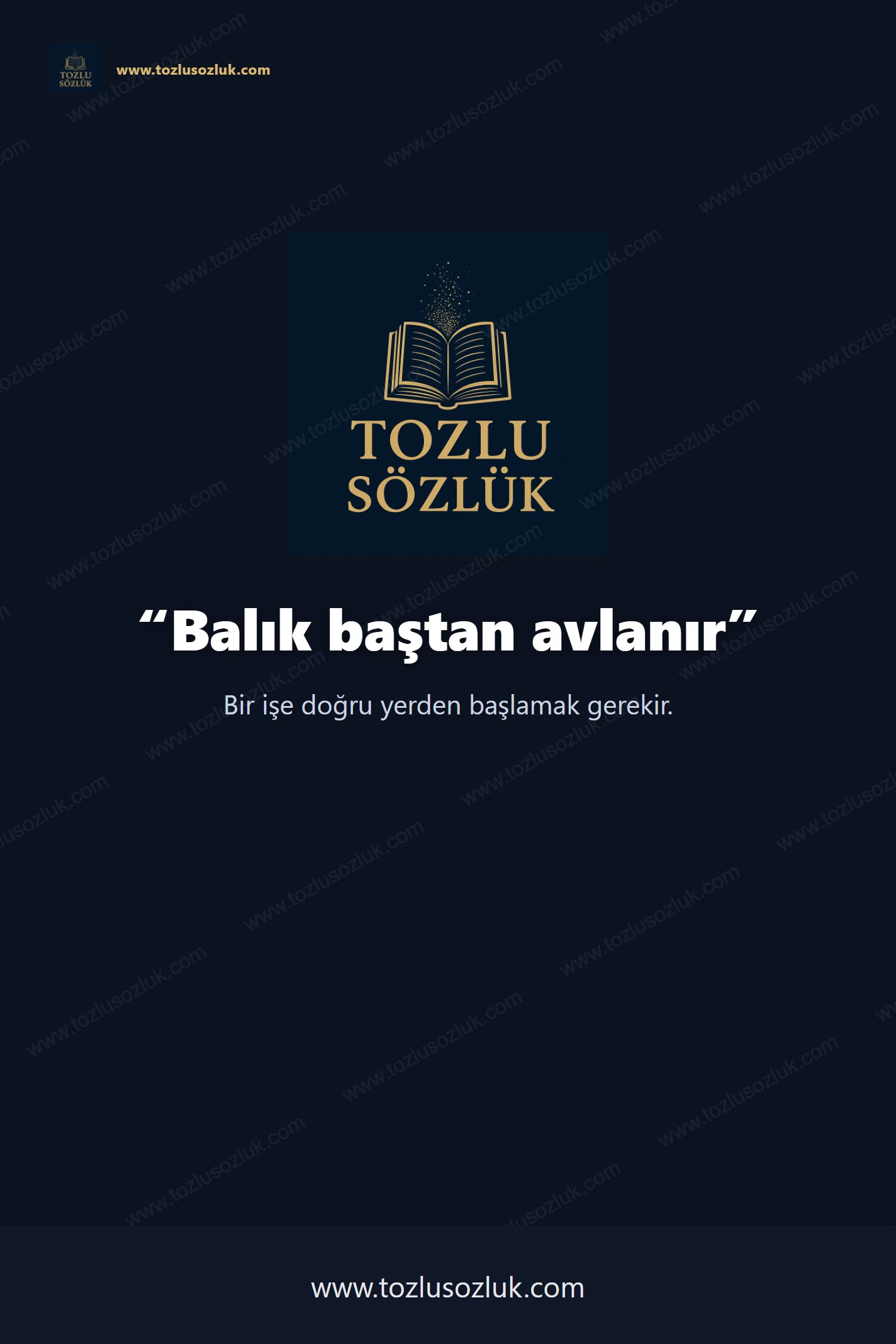 Balık baştan avlanır Pinterest görseli