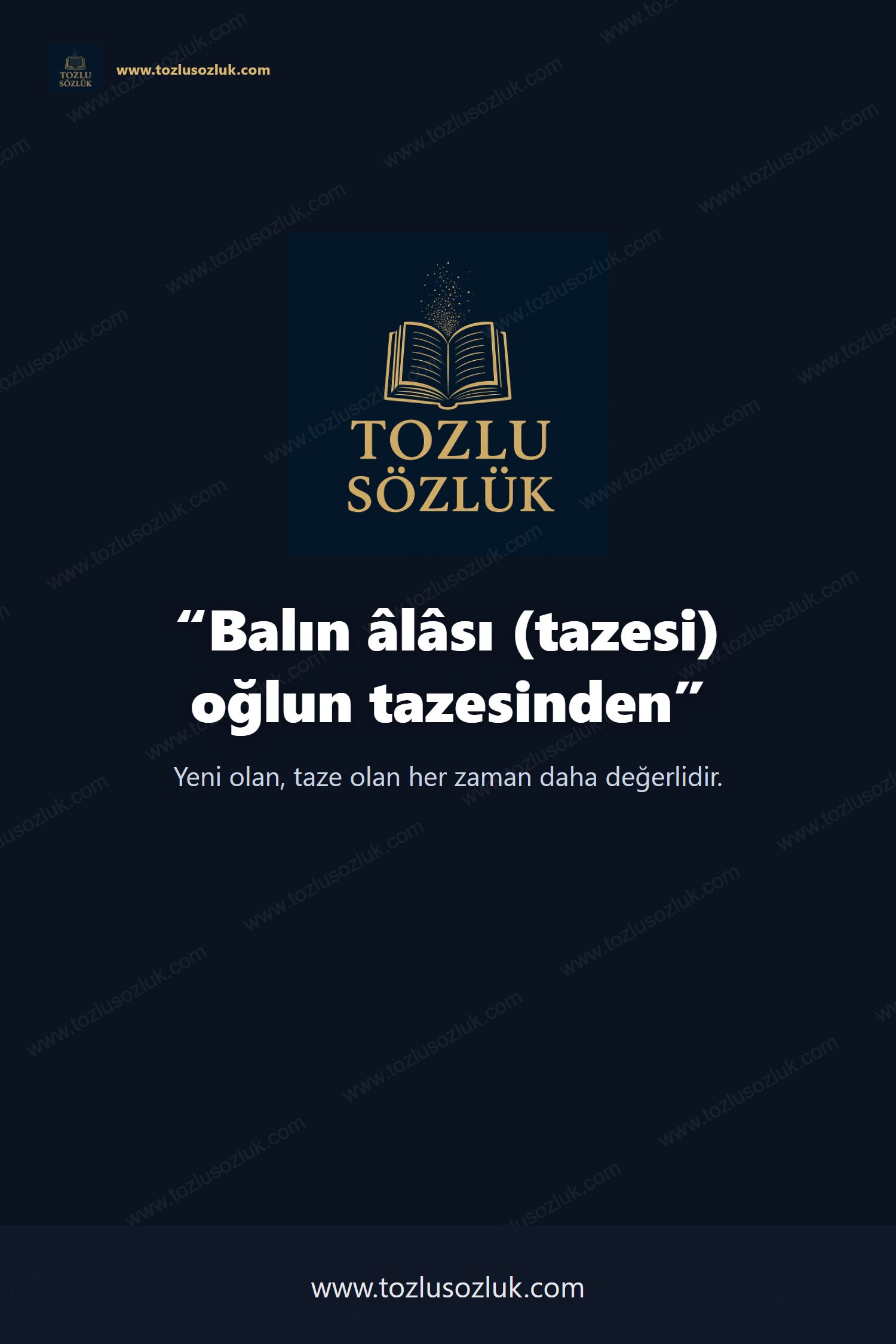 Balın âlâsı (tazesi) oğlun tazesinden Pinterest görseli