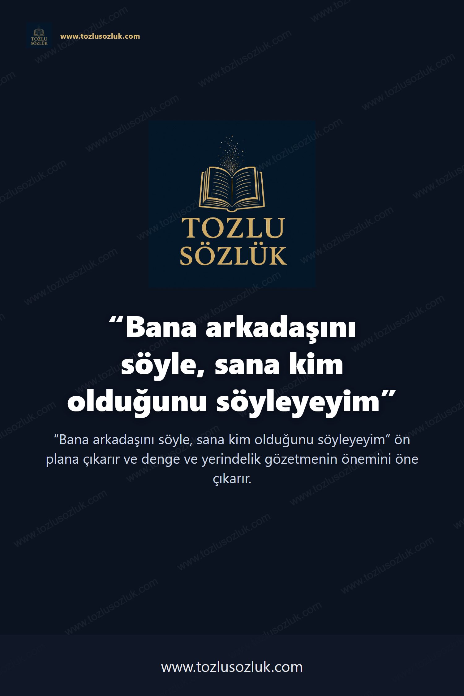 Bana arkadaşını söyle, sana kim olduğunu söyleyeyim Pinterest görseli