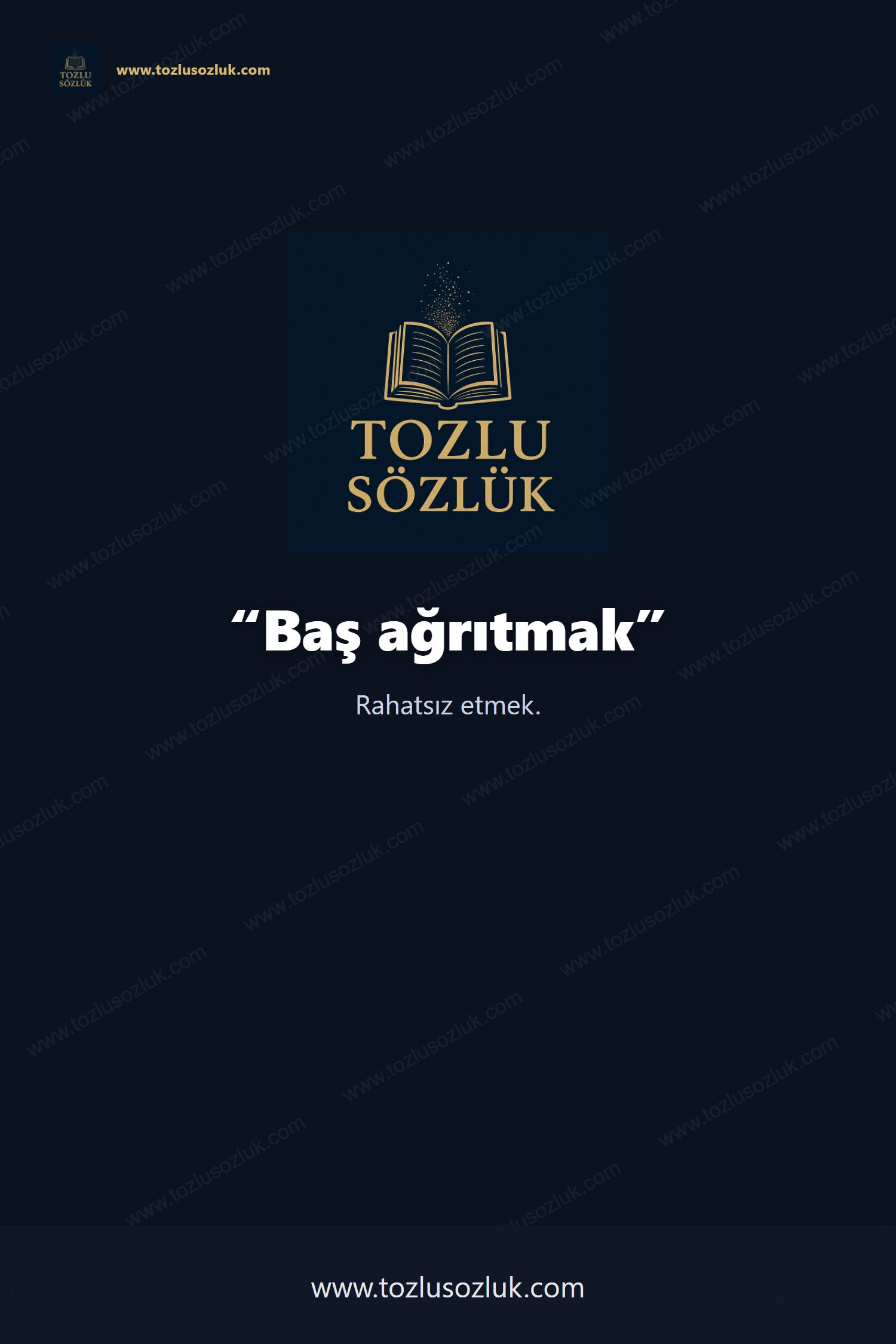 Baş ağrıtmak Pinterest görseli