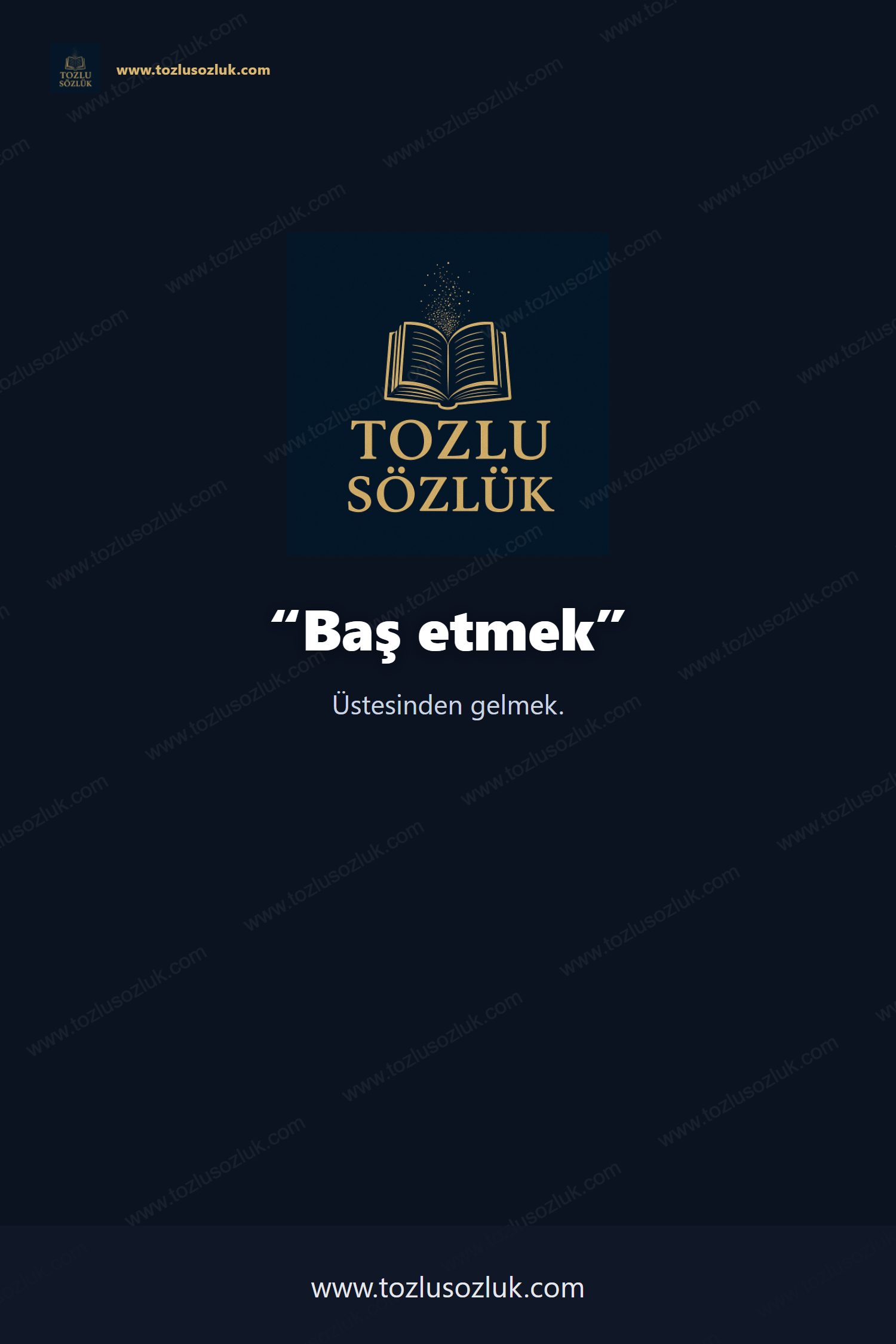 Baş etmek Pinterest görseli