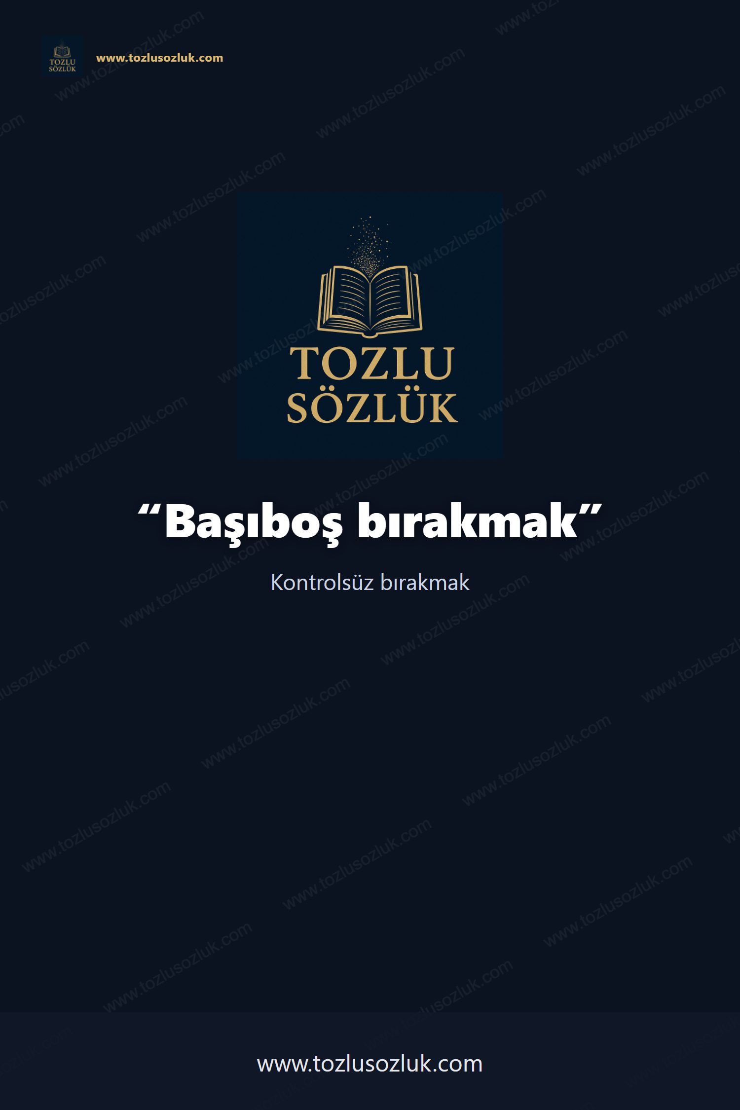 Başıboş bırakmak Pinterest görseli