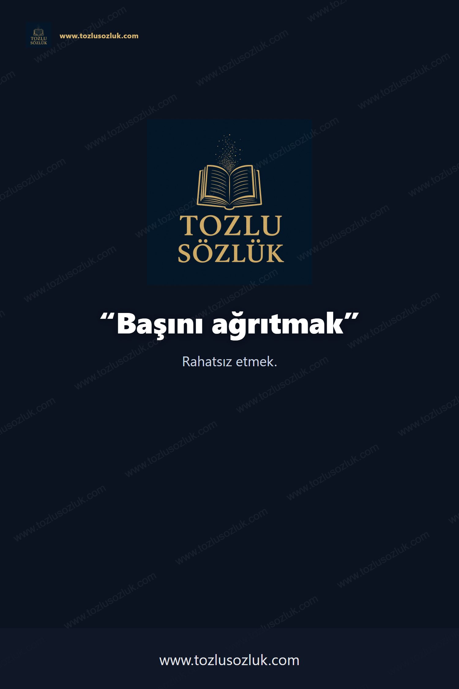 Başını ağrıtmak Pinterest görseli