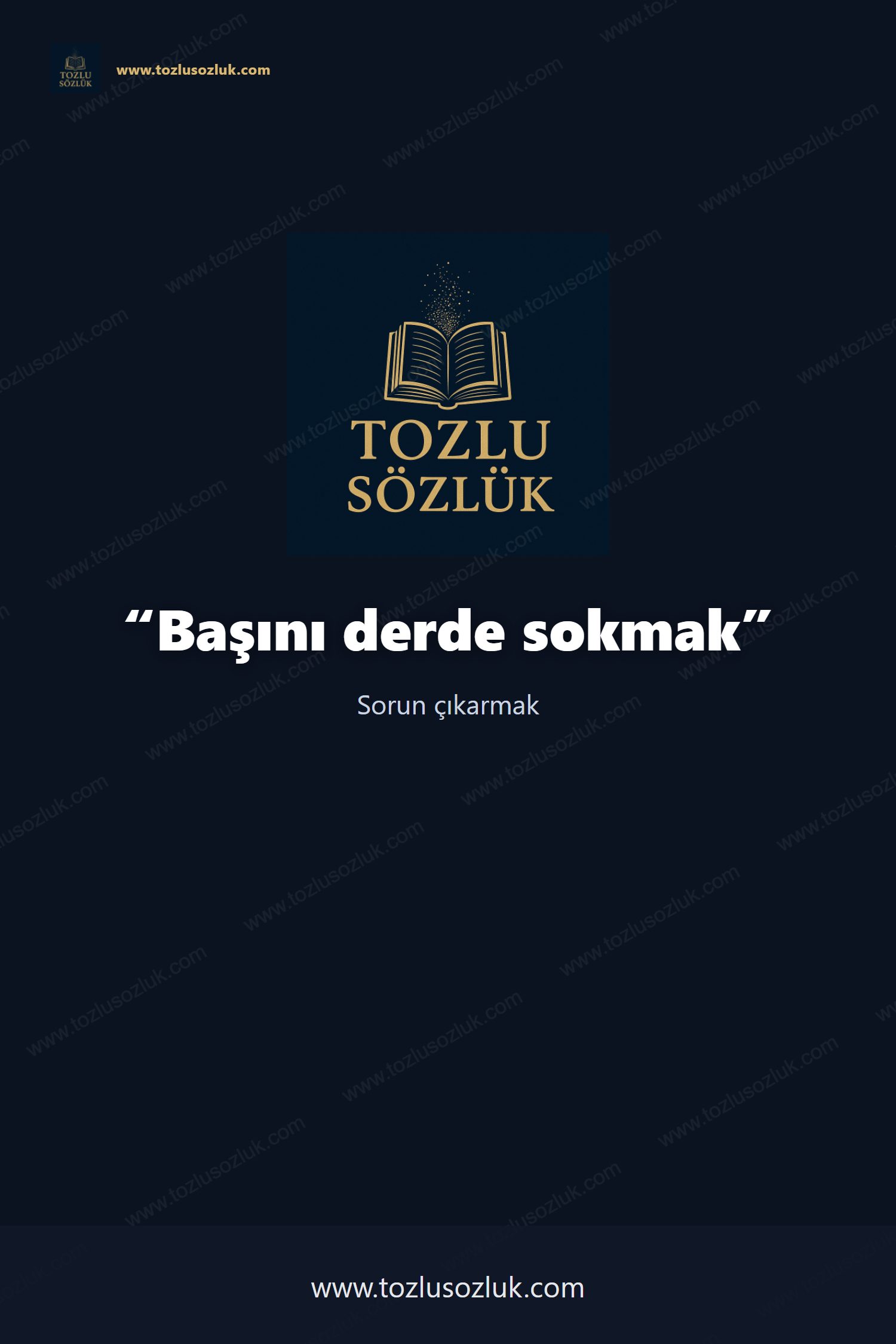 Başını derde sokmak Pinterest görseli