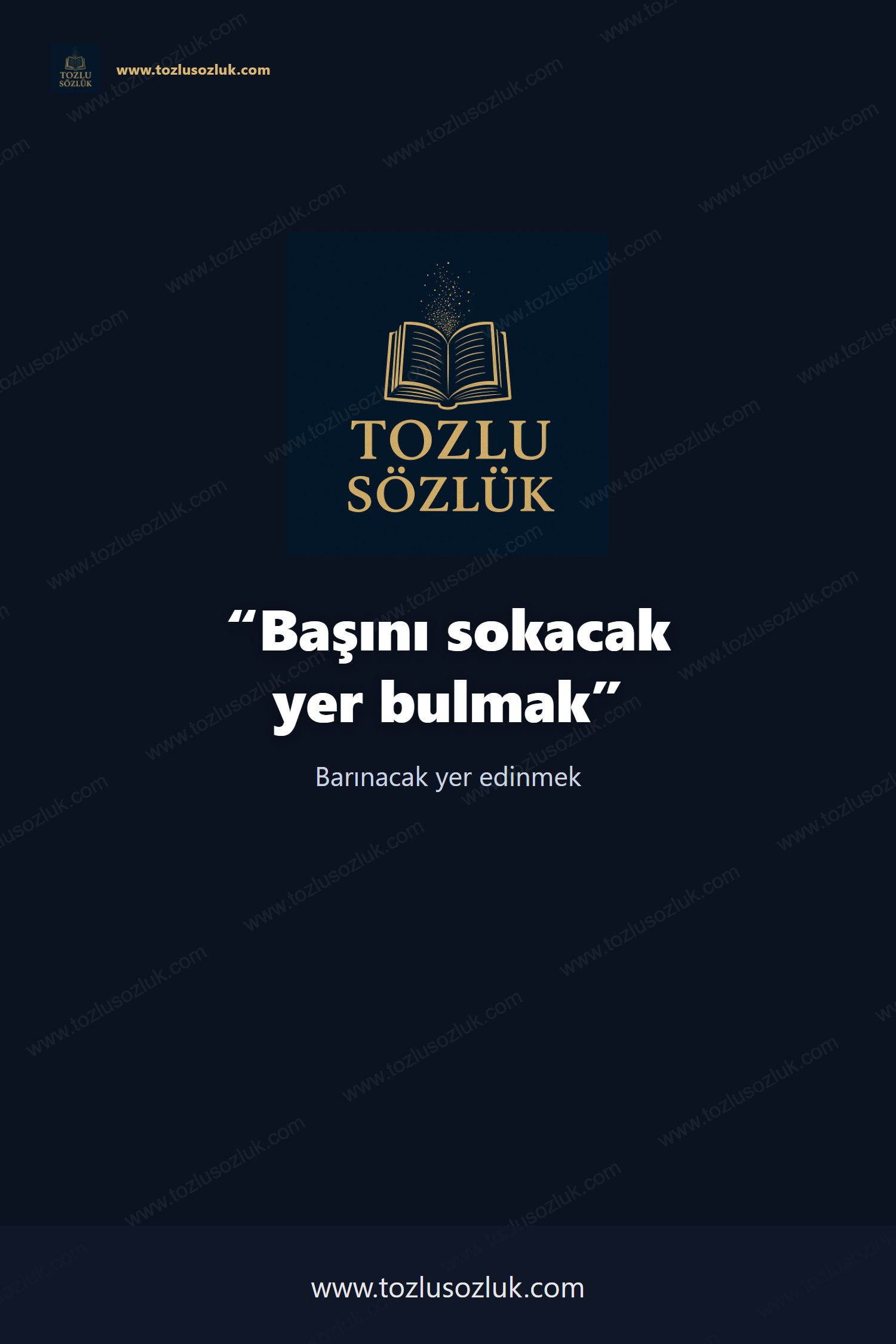 Başını sokacak yer bulmak Pinterest görseli
