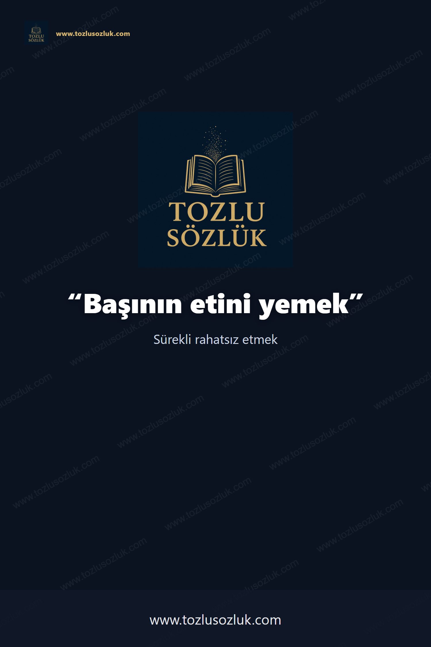 Başının etini yemek Pinterest görseli