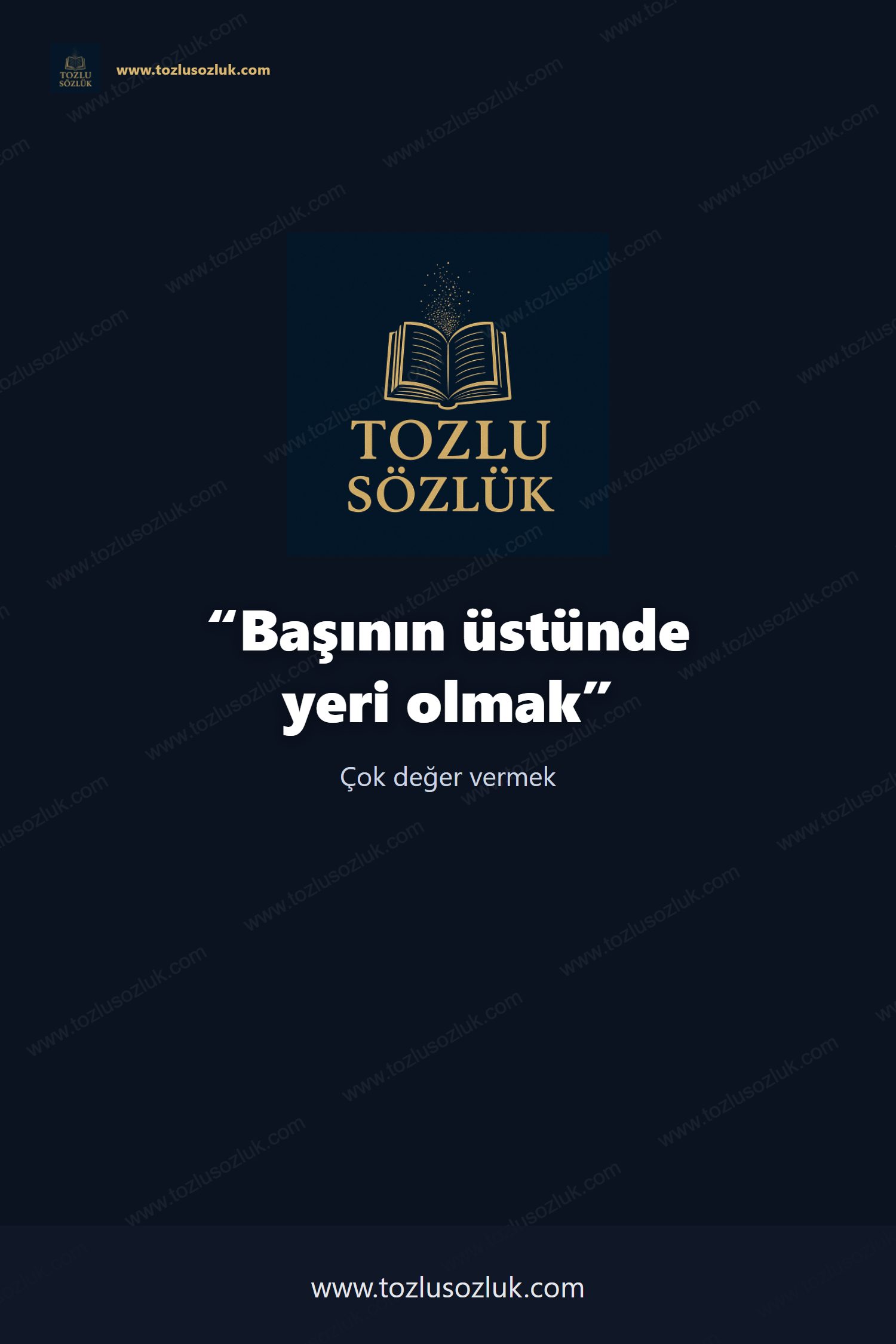 Başının üstünde yeri olmak Pinterest görseli