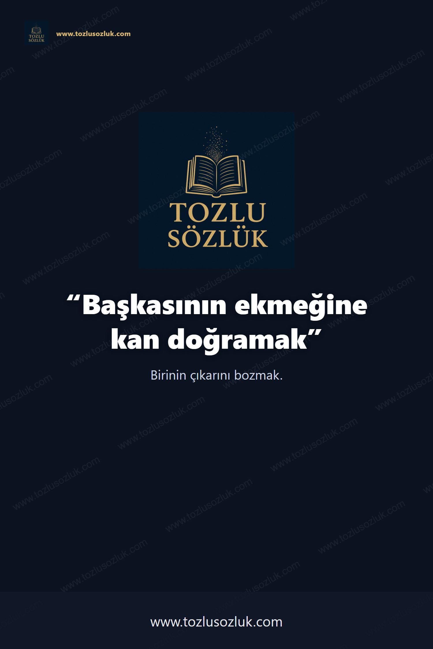 Başkasının ekmeğine kan doğramak Pinterest görseli