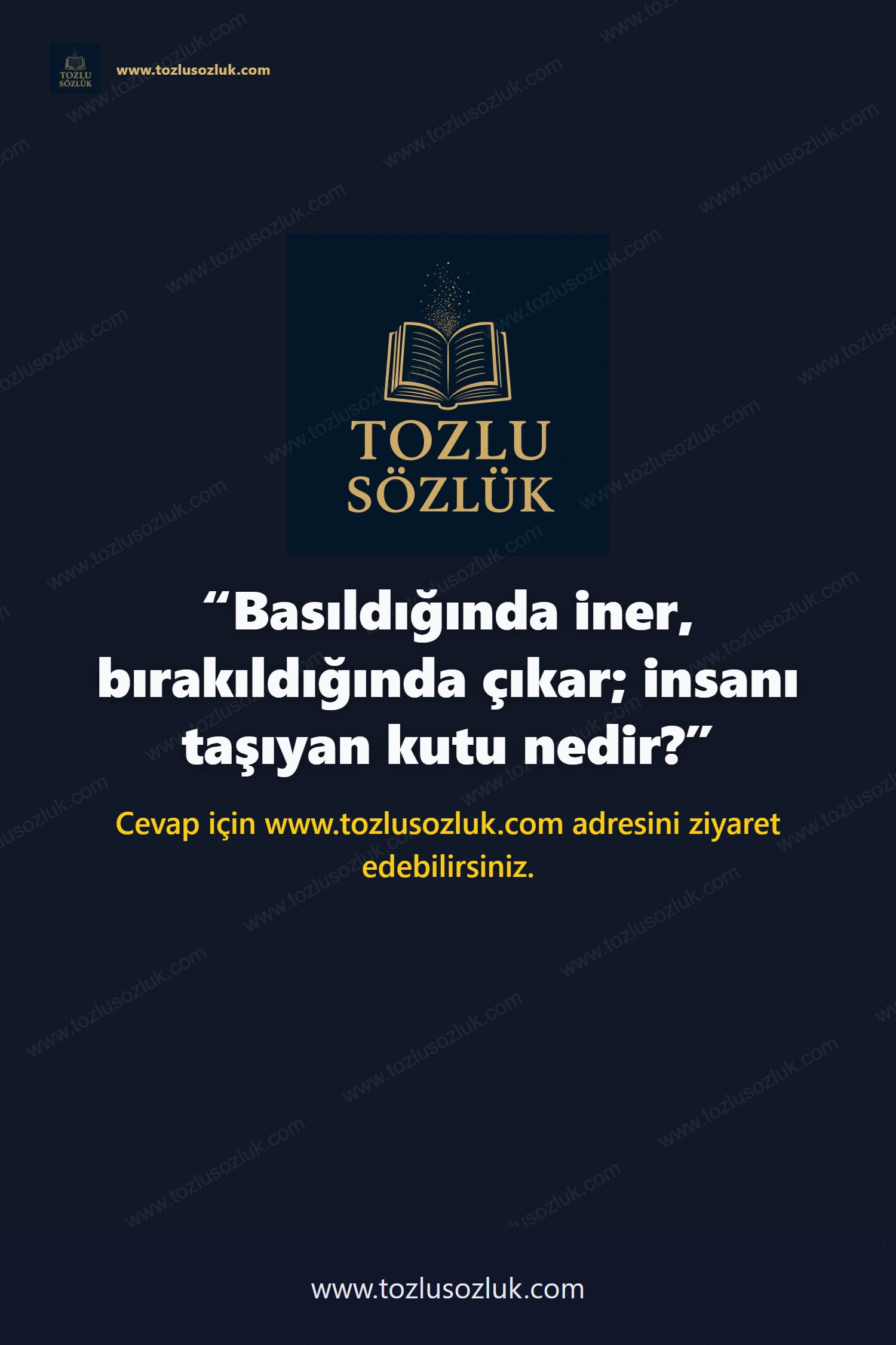Basıldığında iner, bırakıldığında çıkar; insanı taşıyan kutu nedir? Pinterest görseli