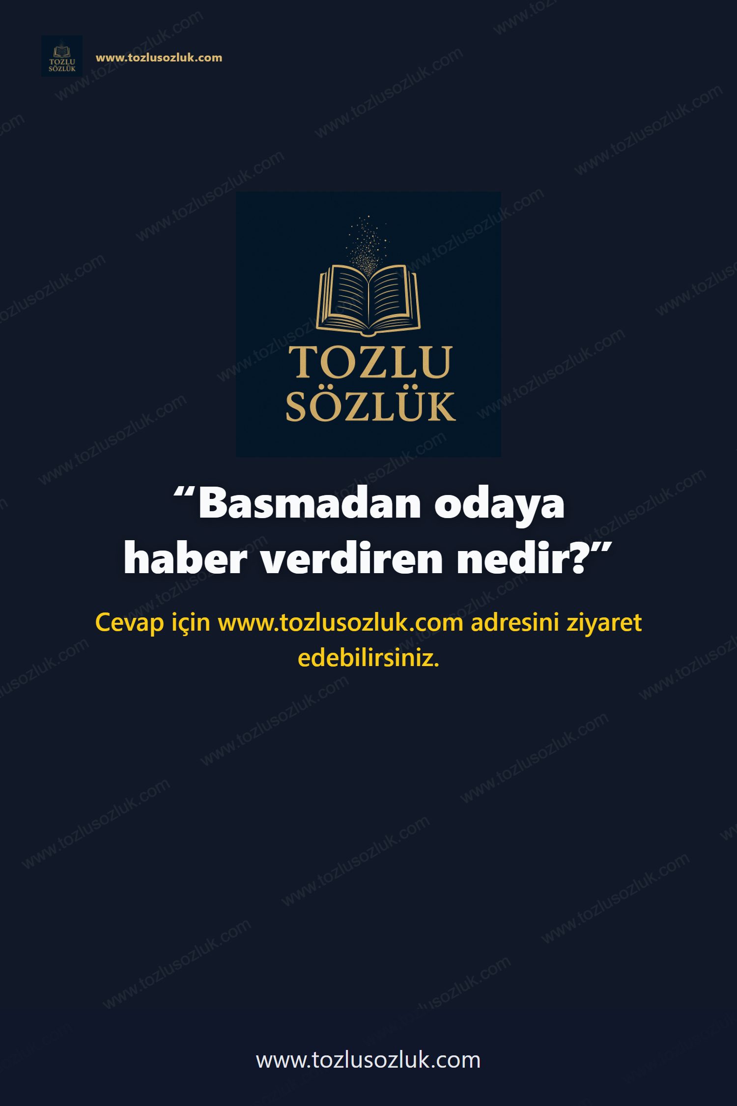 Basmadan odaya haber verdiren nedir? Pinterest görseli