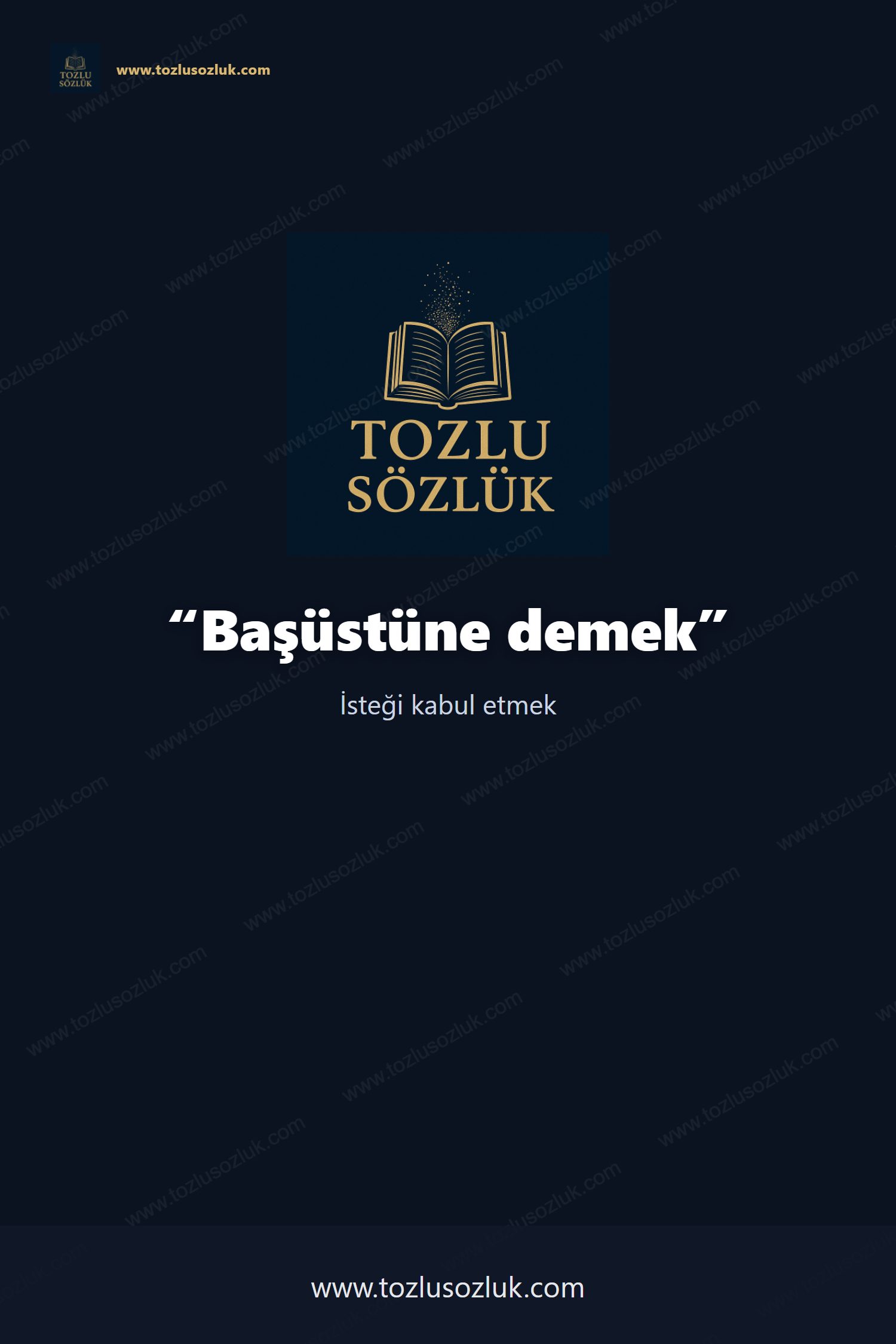 Başüstüne demek Pinterest görseli