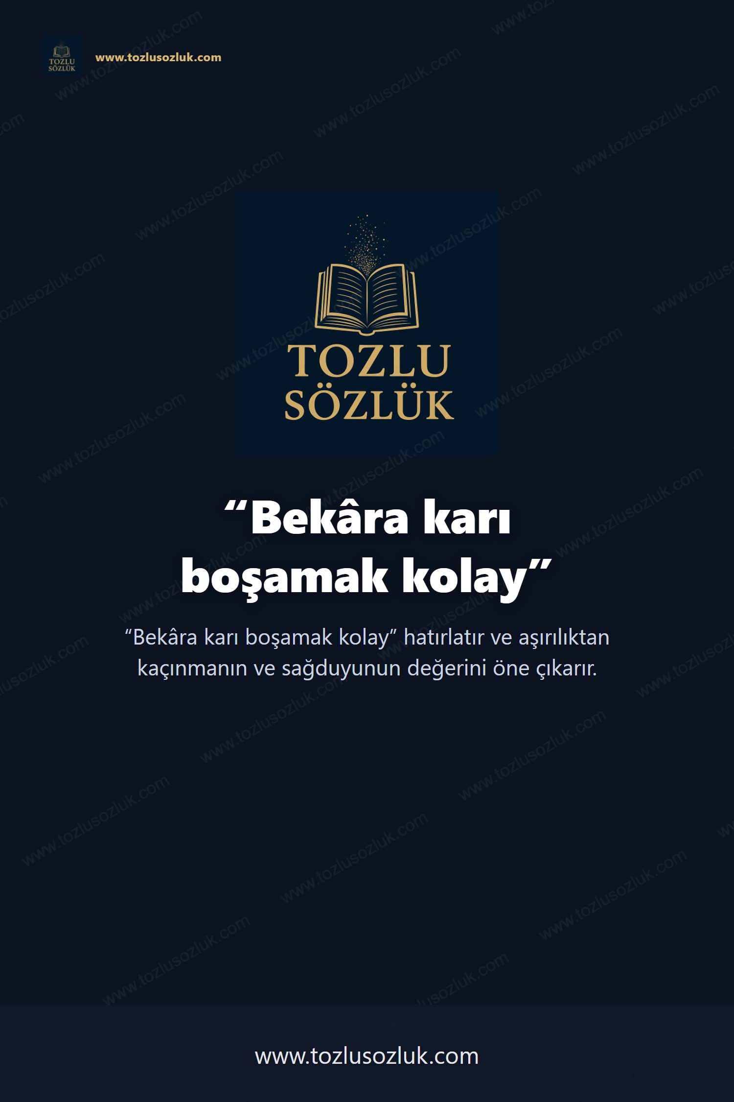 Bekâra karı boşamak kolay Pinterest görseli
