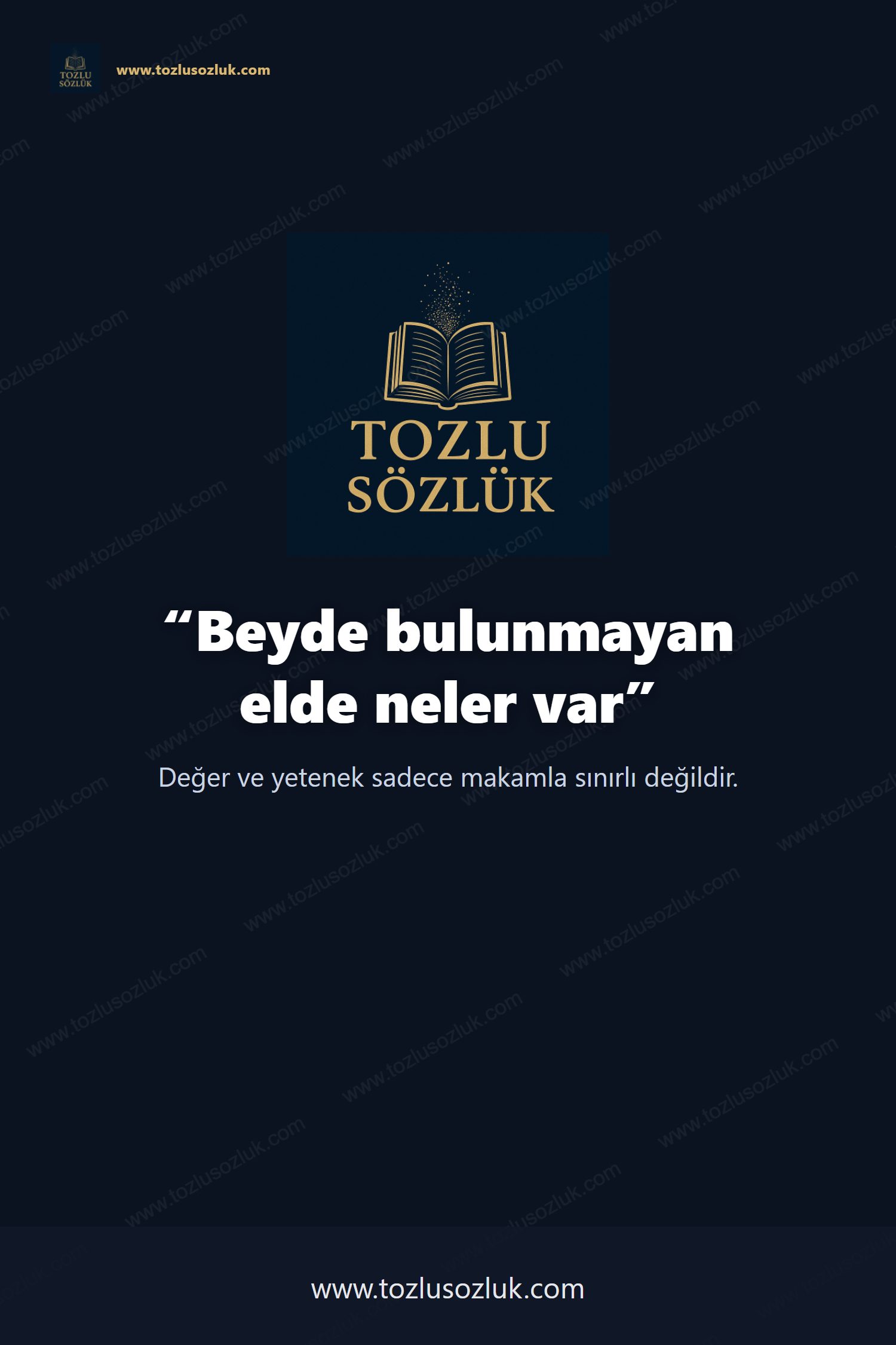 Beyde bulunmayan elde neler var Pinterest görseli