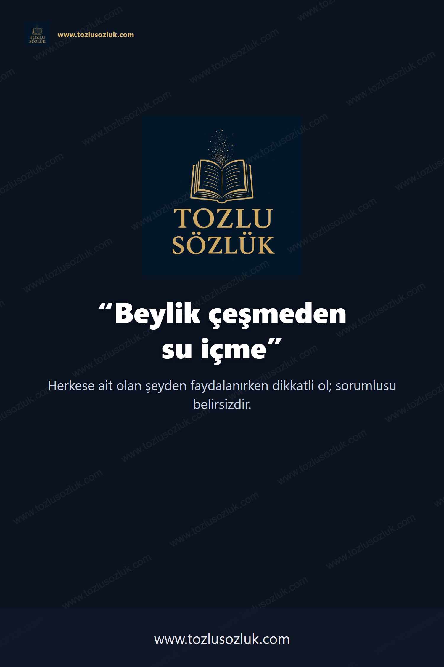 Beylik çeşmeden su içme Pinterest görseli