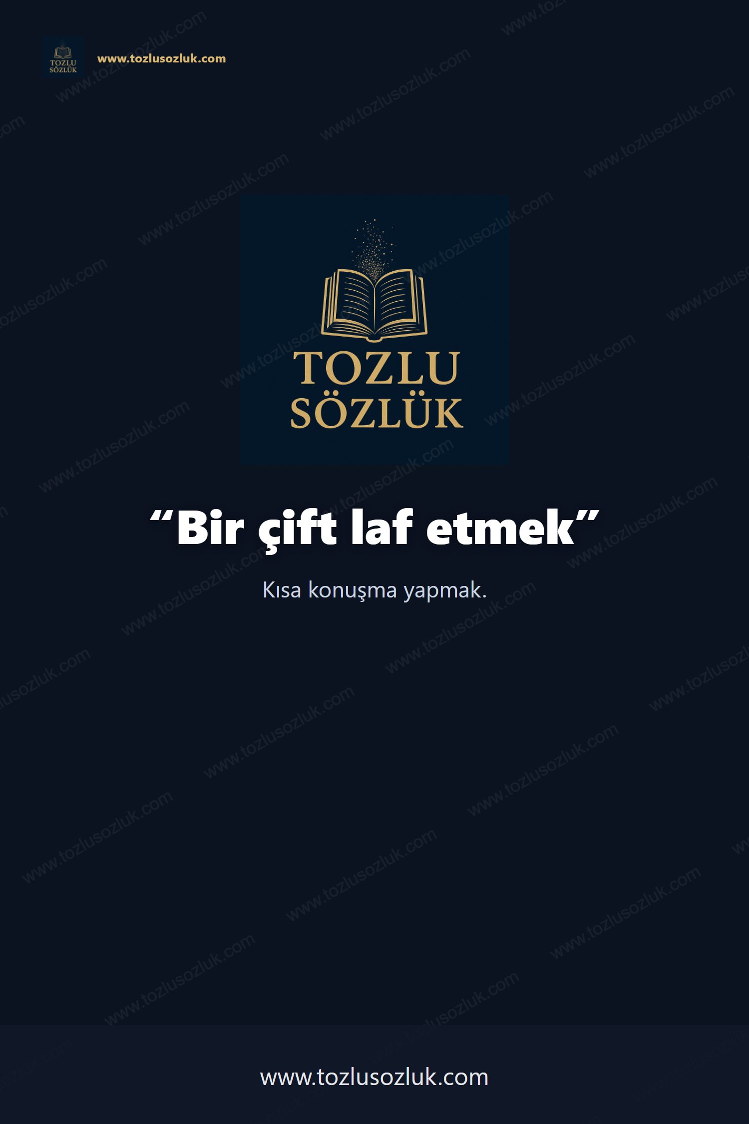 Bir çift laf etmek Pinterest görseli