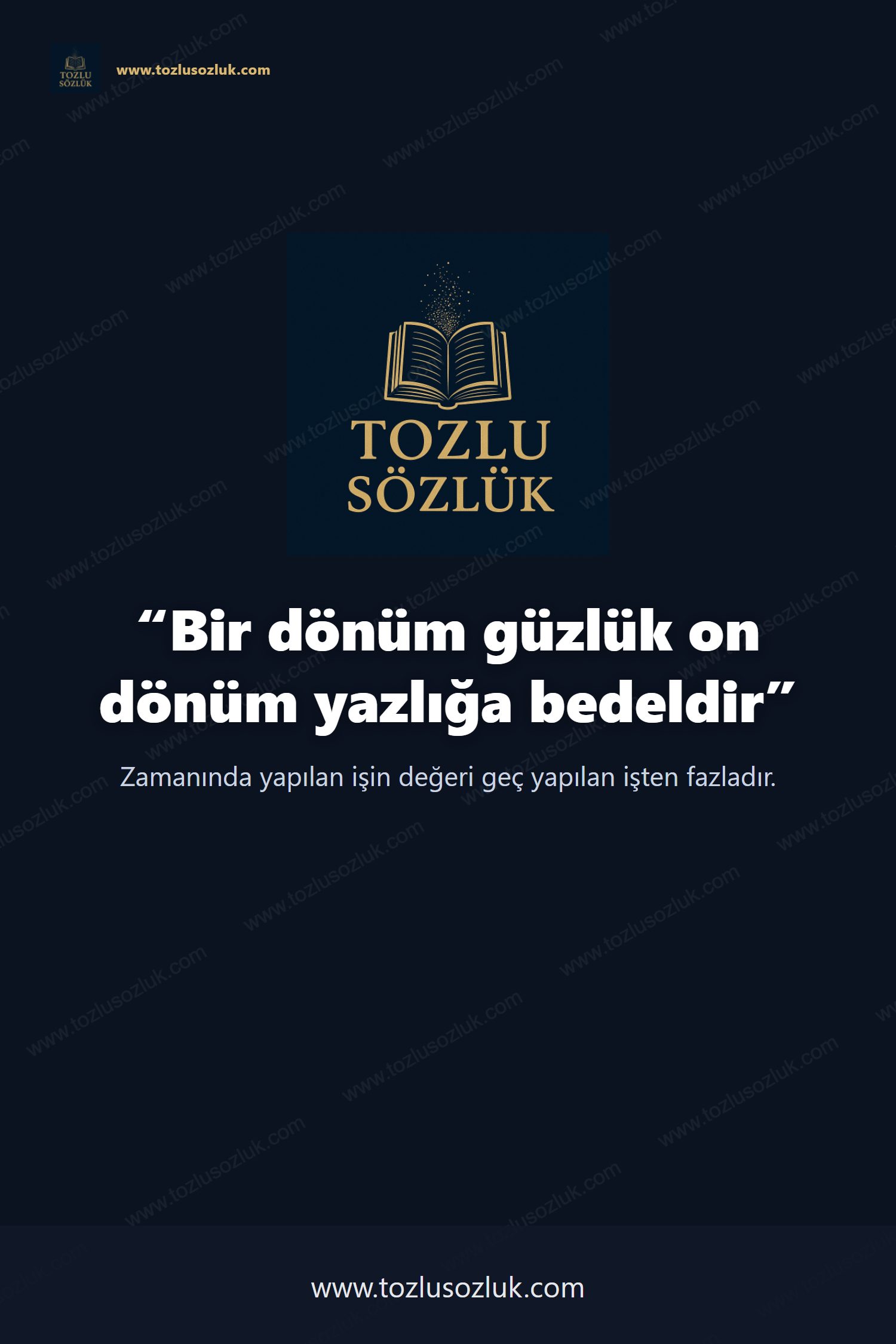 Bir dönüm güzlük on dönüm yazlığa bedeldir Pinterest görseli