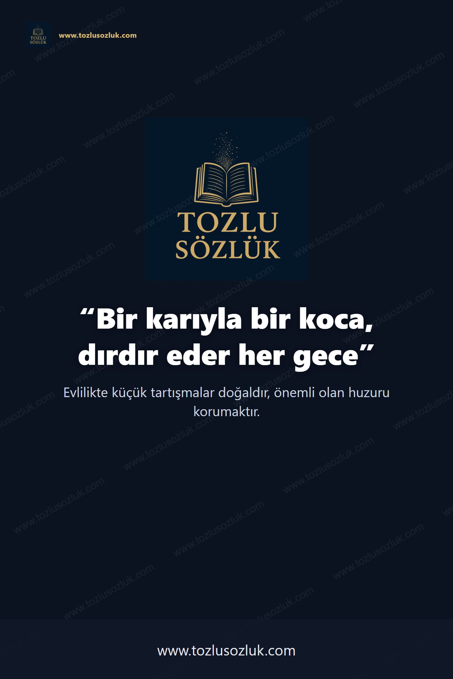 Bir karıyla bir koca, dırdır eder her gece Pinterest görseli