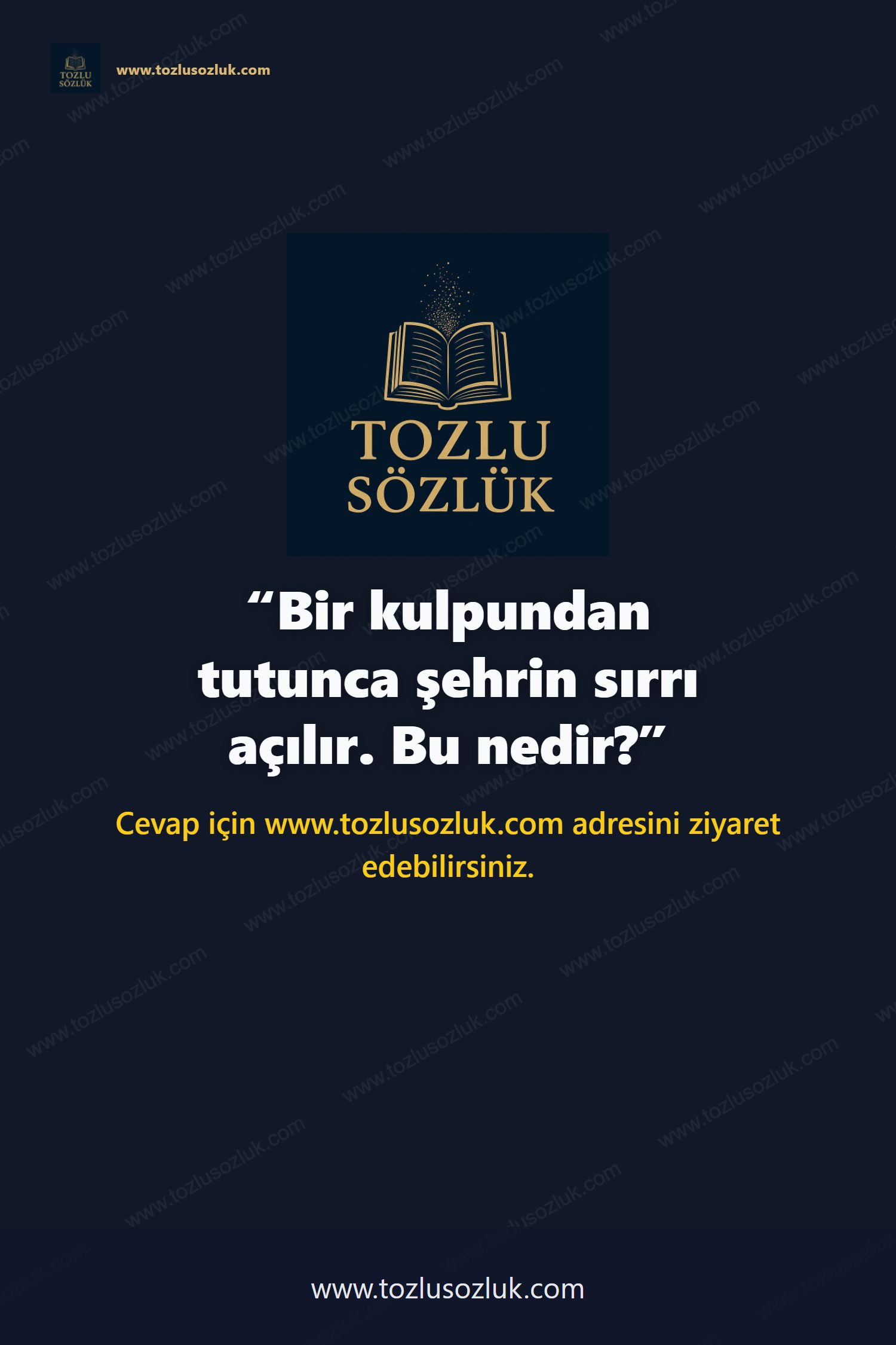 Bir kulpundan tutunca şehrin sırrı açılır. Bu nedir? Pinterest görseli