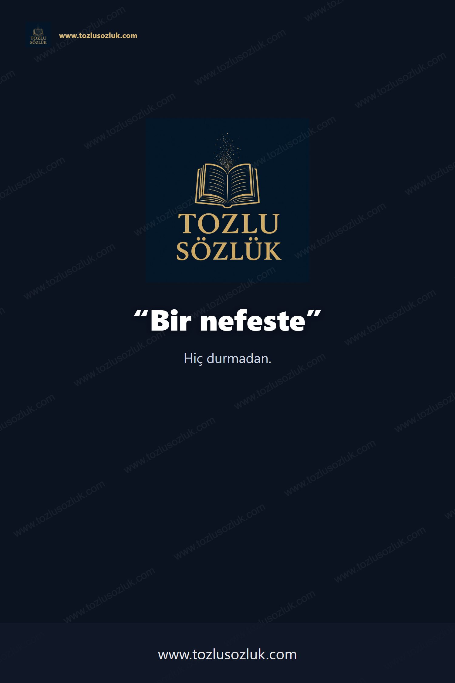 Bir nefeste Pinterest görseli