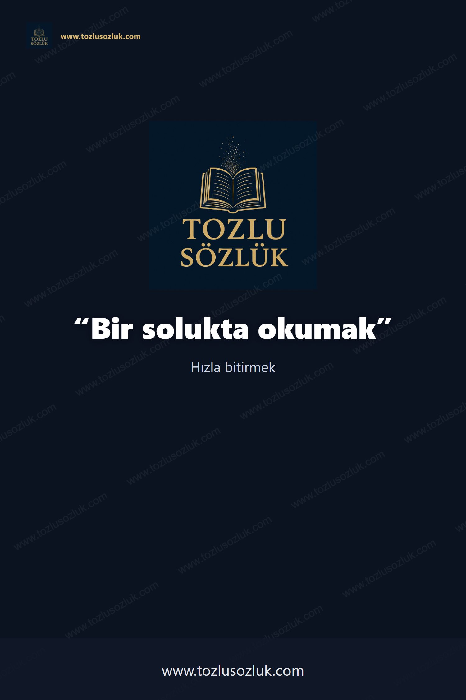 Bir solukta okumak Pinterest görseli