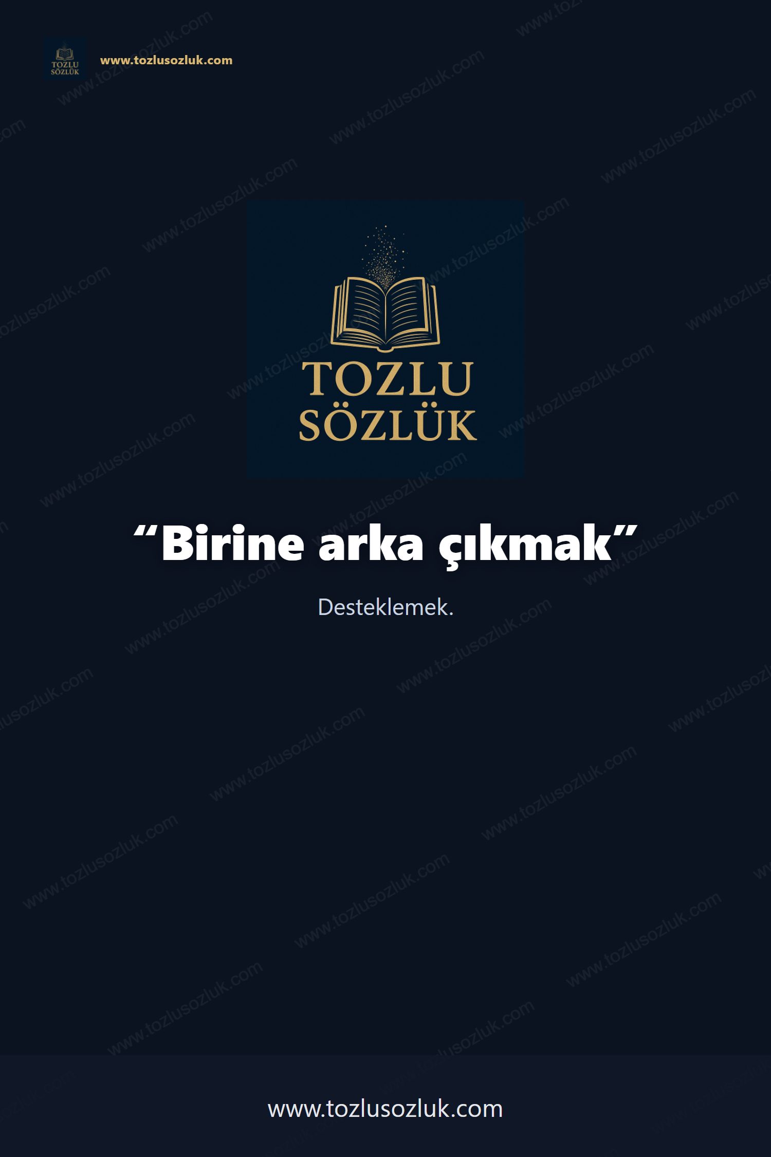 Birine arka çıkmak Pinterest görseli