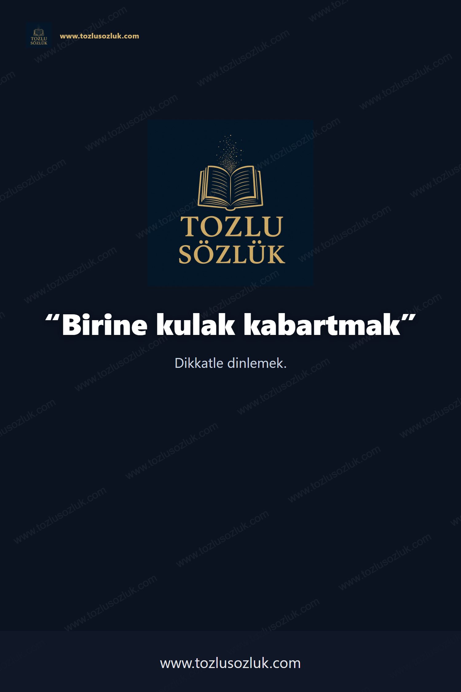 Birine kulak kabartmak Pinterest görseli