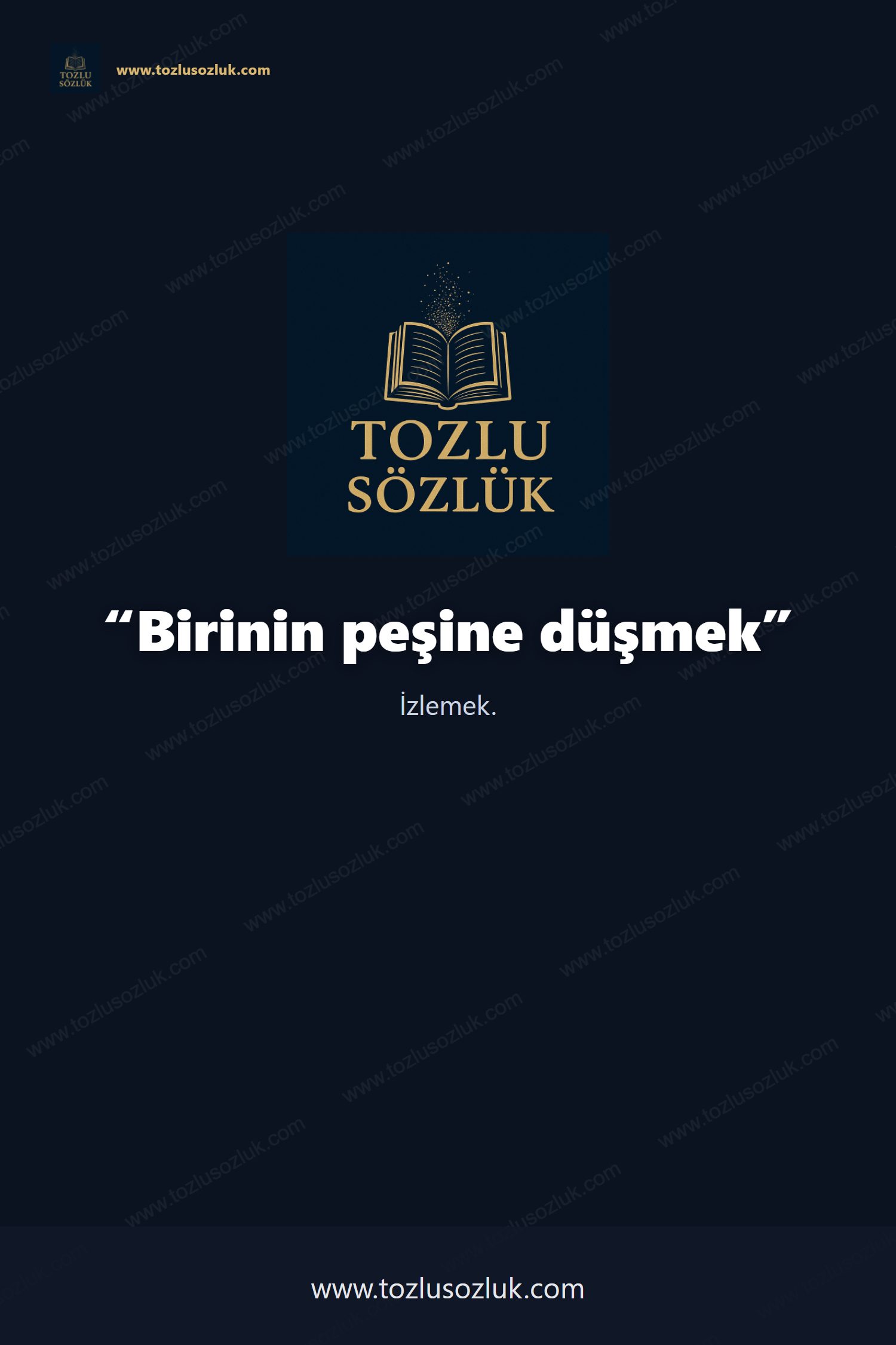 Birinin peşine düşmek Pinterest görseli