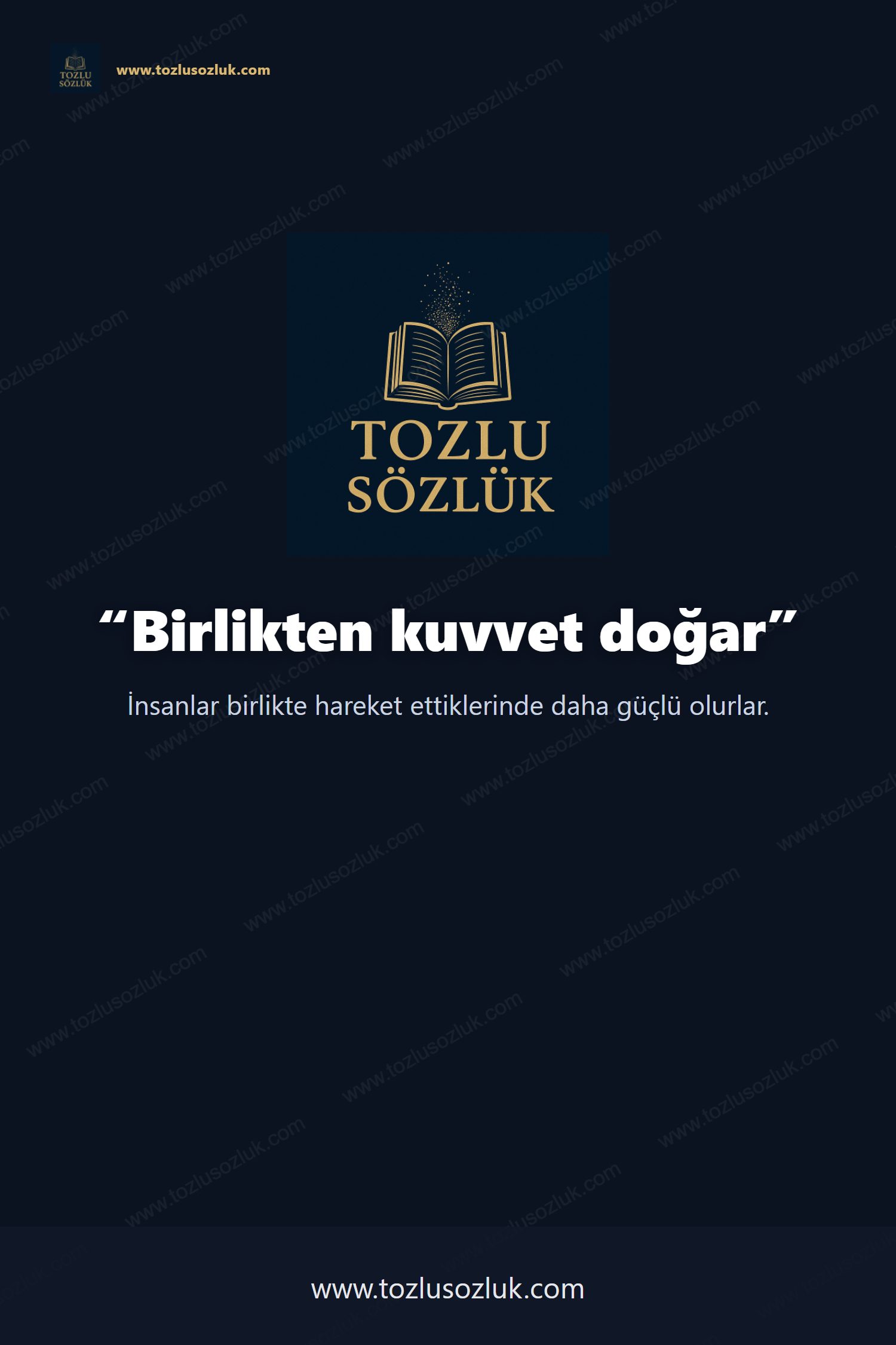 Birlikten kuvvet doğar Pinterest görseli