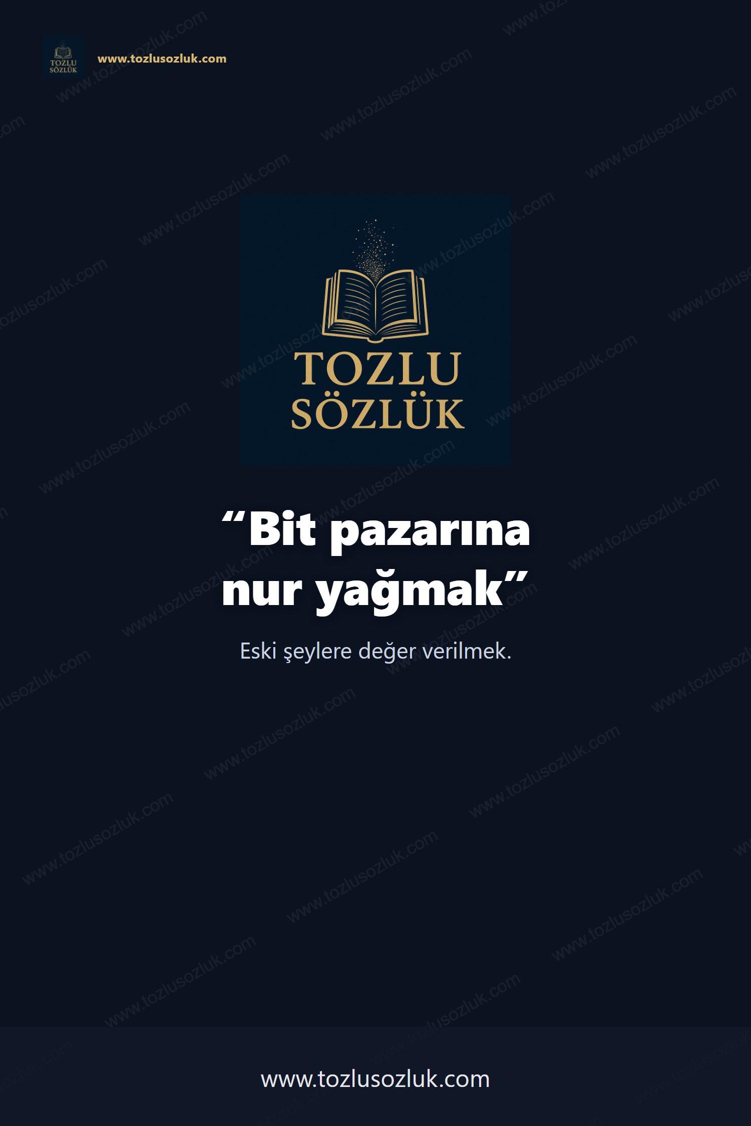 Bit pazarına nur yağmak Pinterest görseli