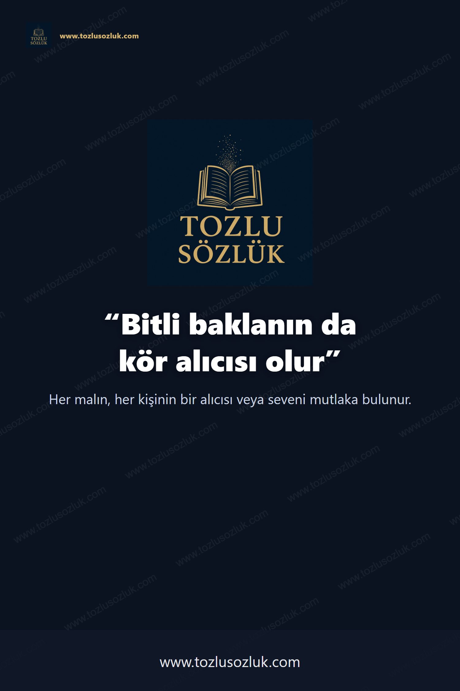 Bitli baklanın da kör alıcısı olur Pinterest görseli