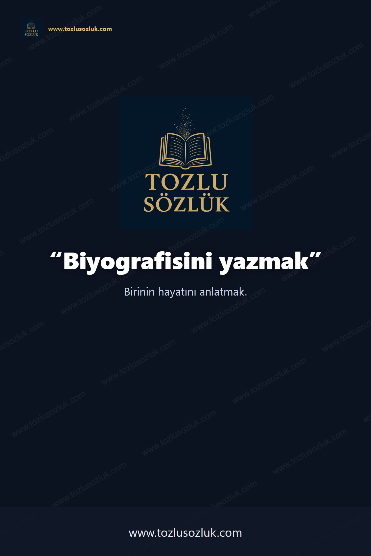 Biyografisini yazmak Pinterest görseli