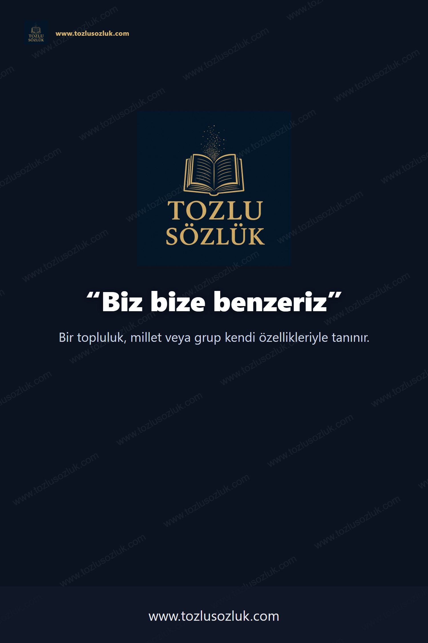 Biz bize benzeriz Pinterest görseli