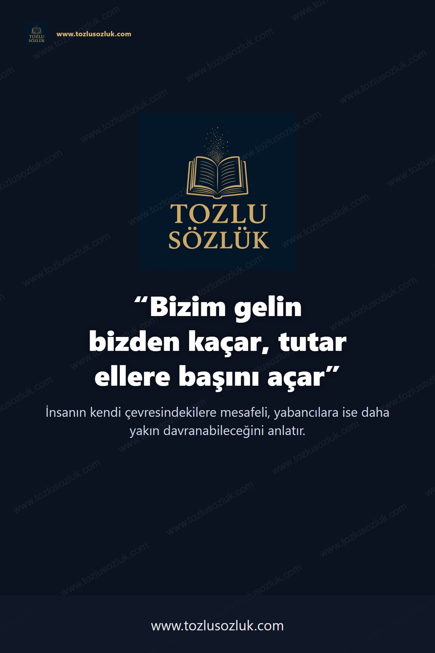 Bizim gelin bizden kaçar, tutar ellere başını açar Pinterest görseli