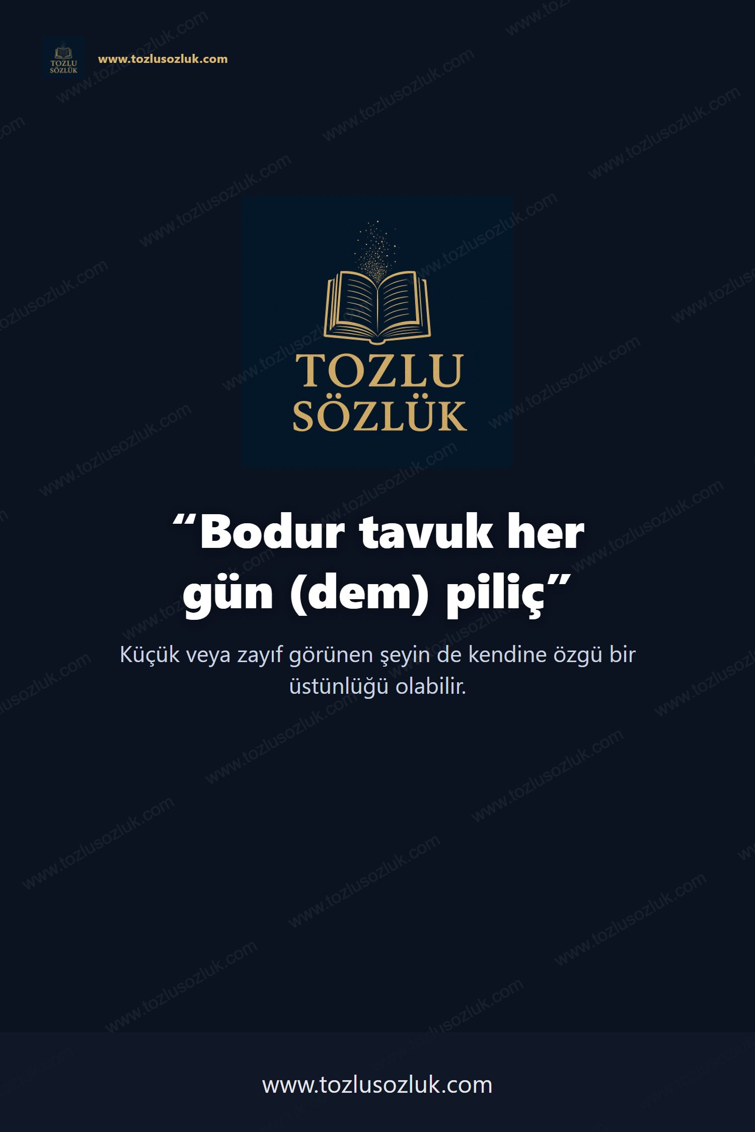 Bodur tavuk her gün (dem) piliç Pinterest görseli