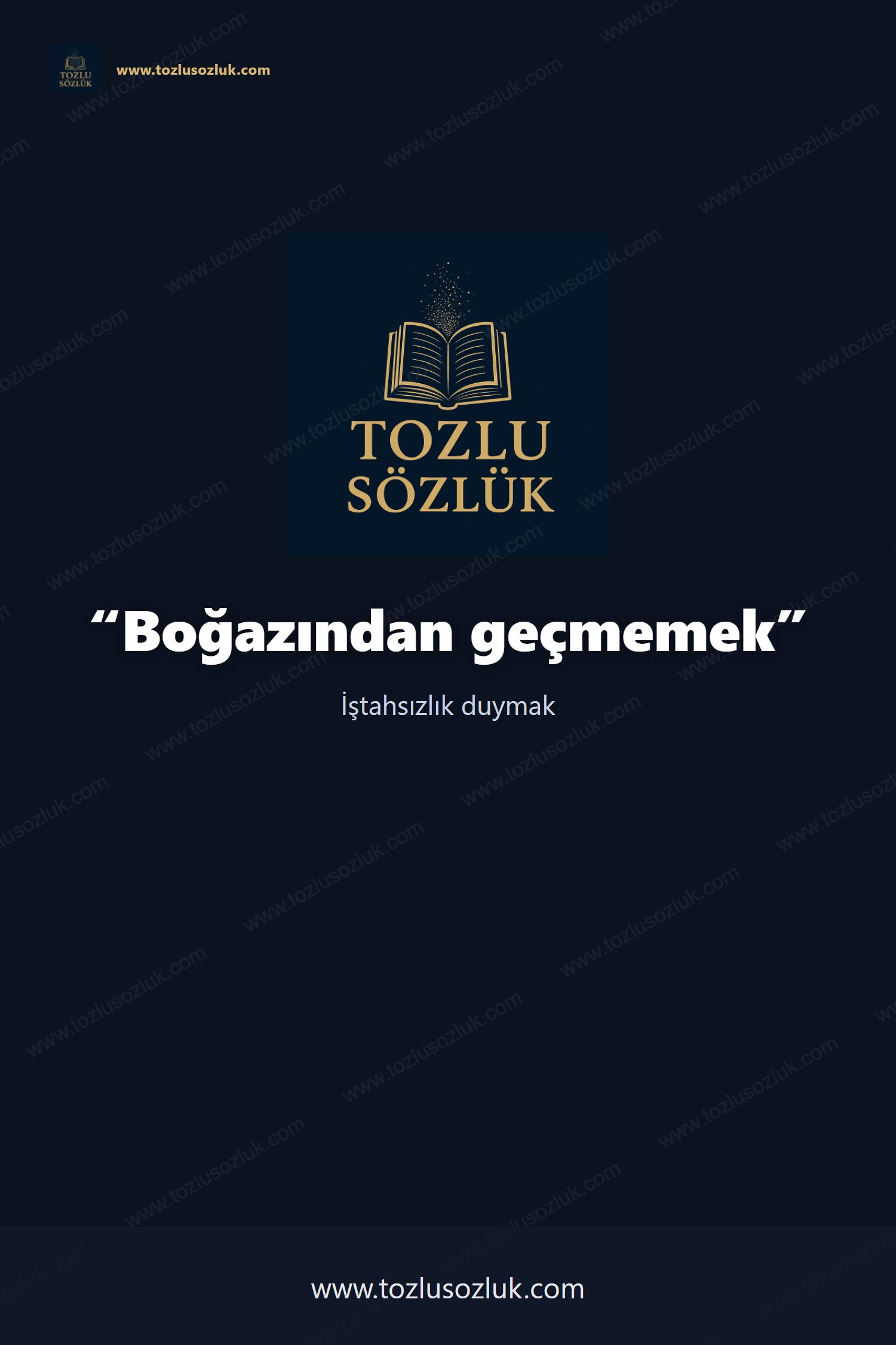 Boğazından geçmemek Pinterest görseli