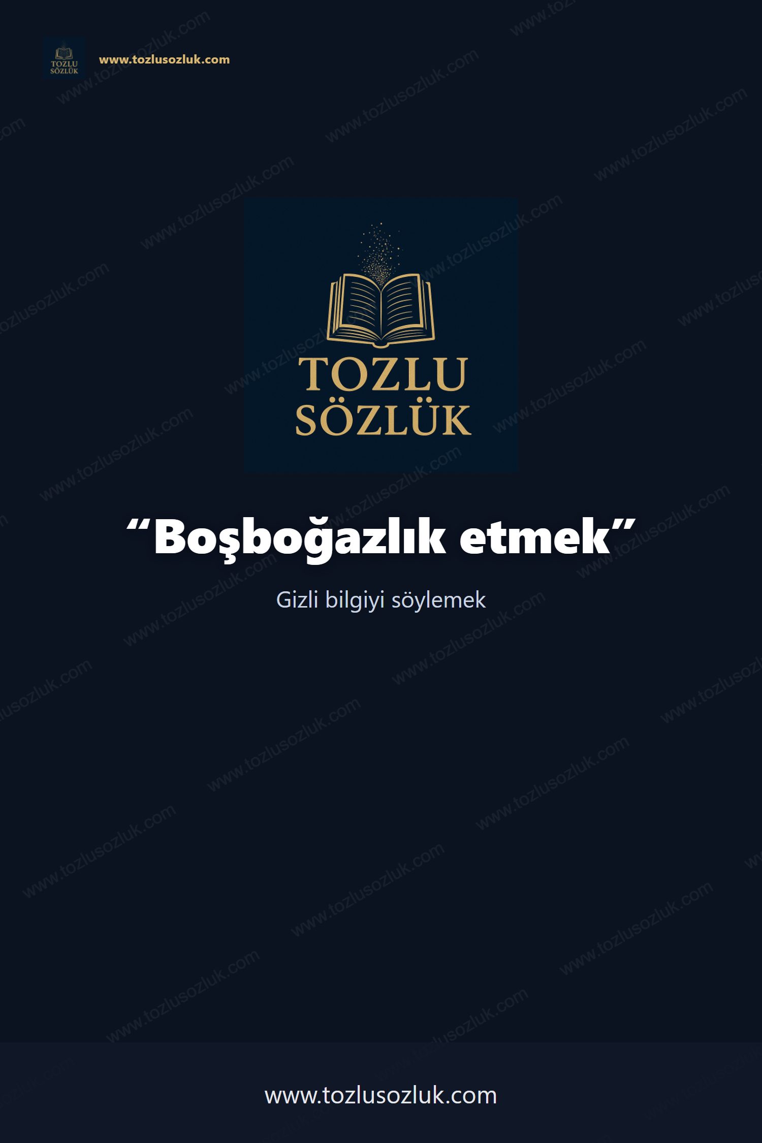 Boşboğazlık etmek Pinterest görseli