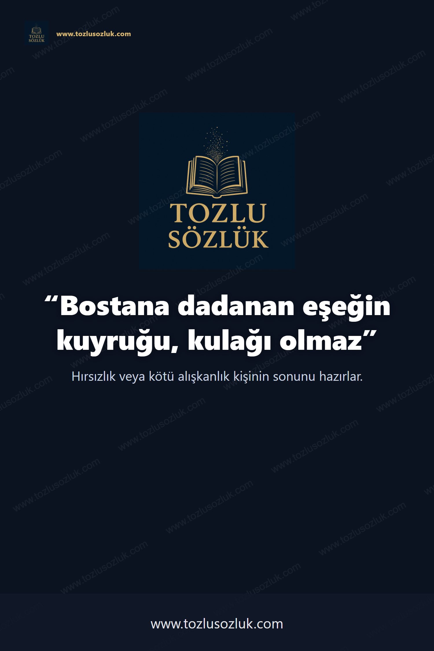 Bostana dadanan eşeğin kuyruğu, kulağı olmaz Pinterest görseli