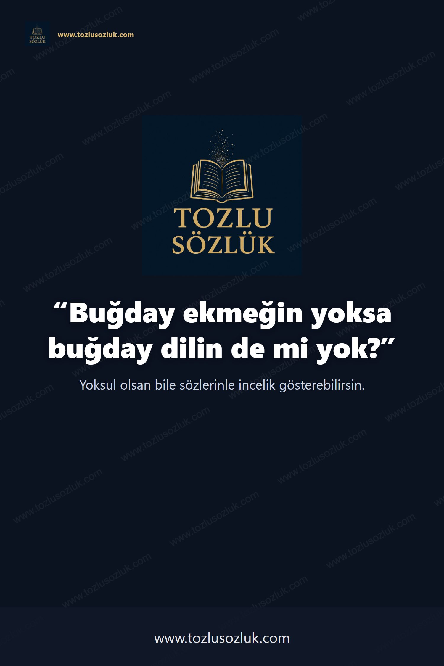 Buğday ekmeğin yoksa buğday dilin de mi yok? Pinterest görseli