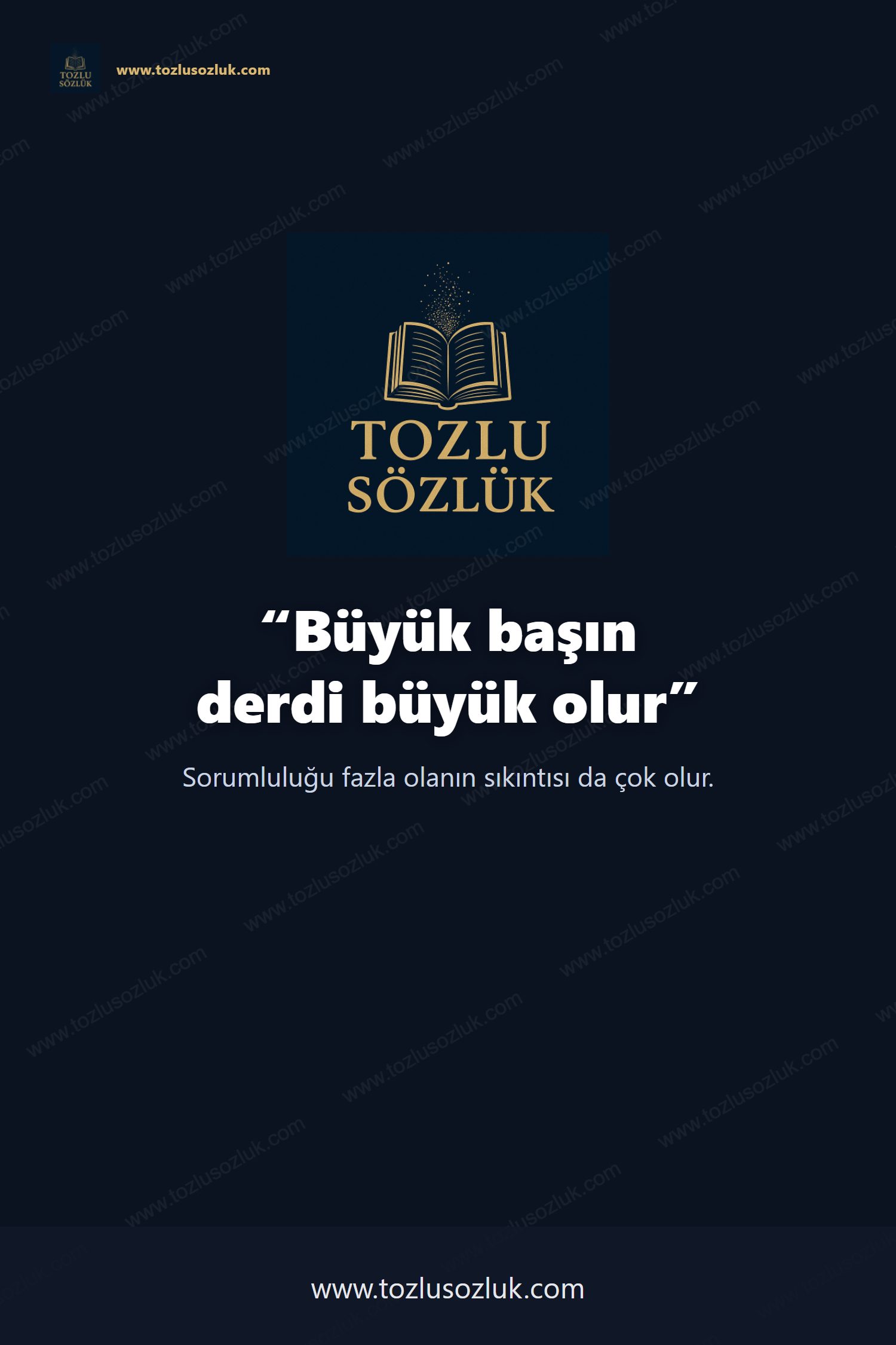 Büyük başın derdi büyük olur Pinterest görseli