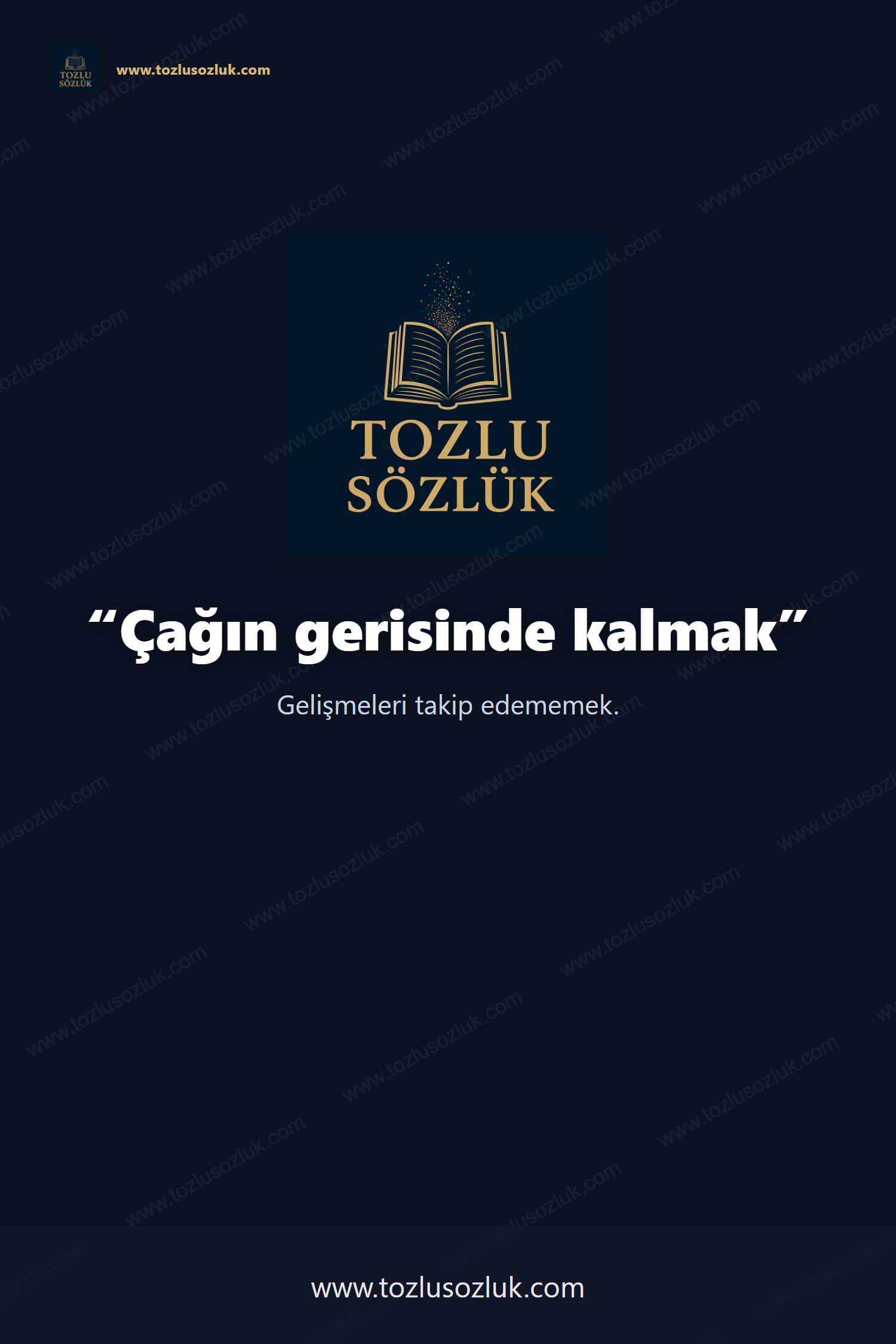 Çağın gerisinde kalmak Pinterest görseli