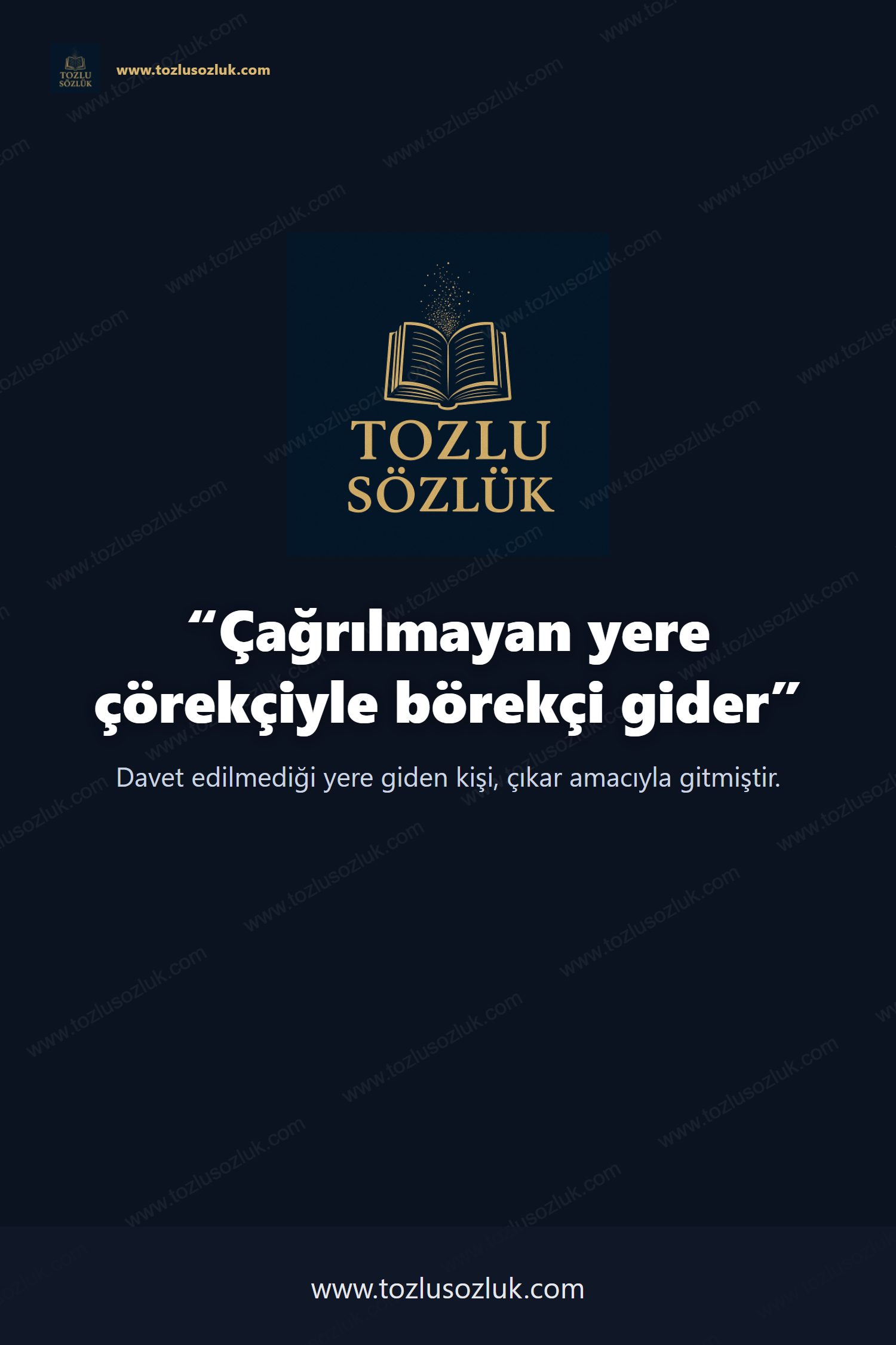 Çağrılmayan yere çörekçiyle börekçi gider Pinterest görseli